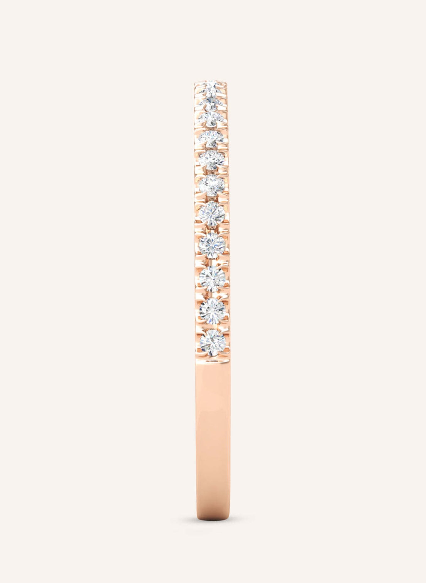 VEYNOU Ring MARA aus 18 Karat Roségold und 0,10ct. Diamanten, Farbe: ROSÉGOLD (Bild 2)