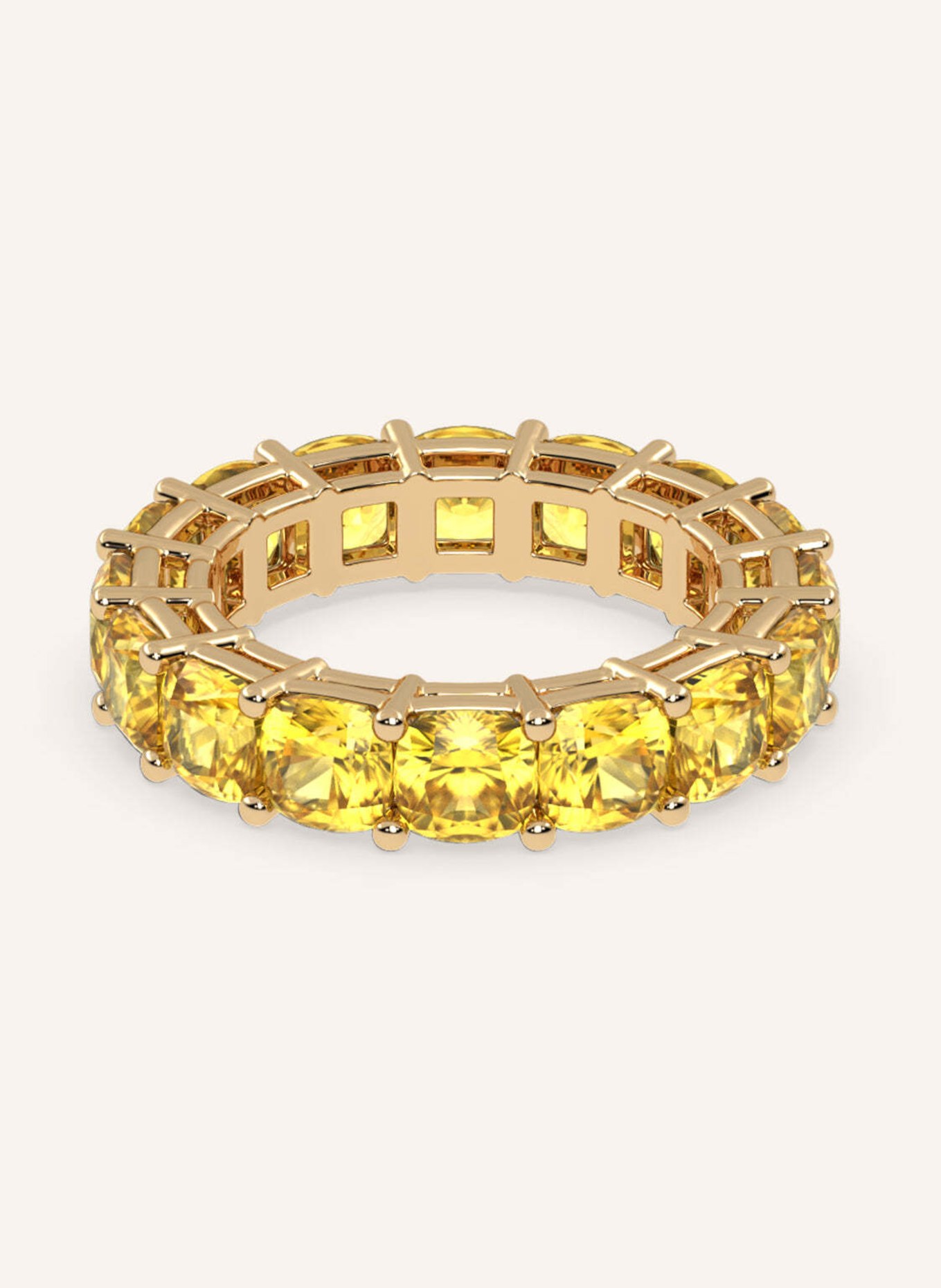 VEYNOU Ring HELIA ETERNITY aus 18 Karat Gelbgold und 8,40ct. Gelben Diamanten, Farbe: GOLD (Bild 1)