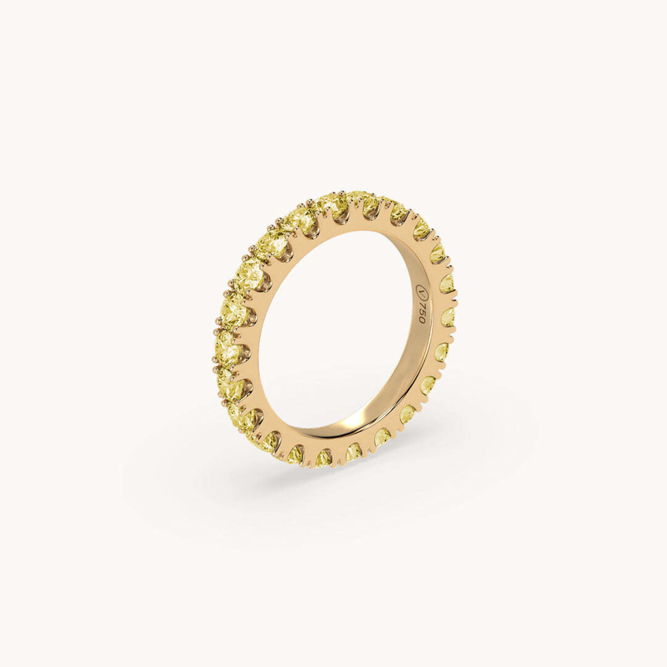 VEYNOU Ring MEMORY aus 18 Karat Gelbgold und 2,20ct. Gelben Diamanten, Farbe: GOLD (Bild 2)