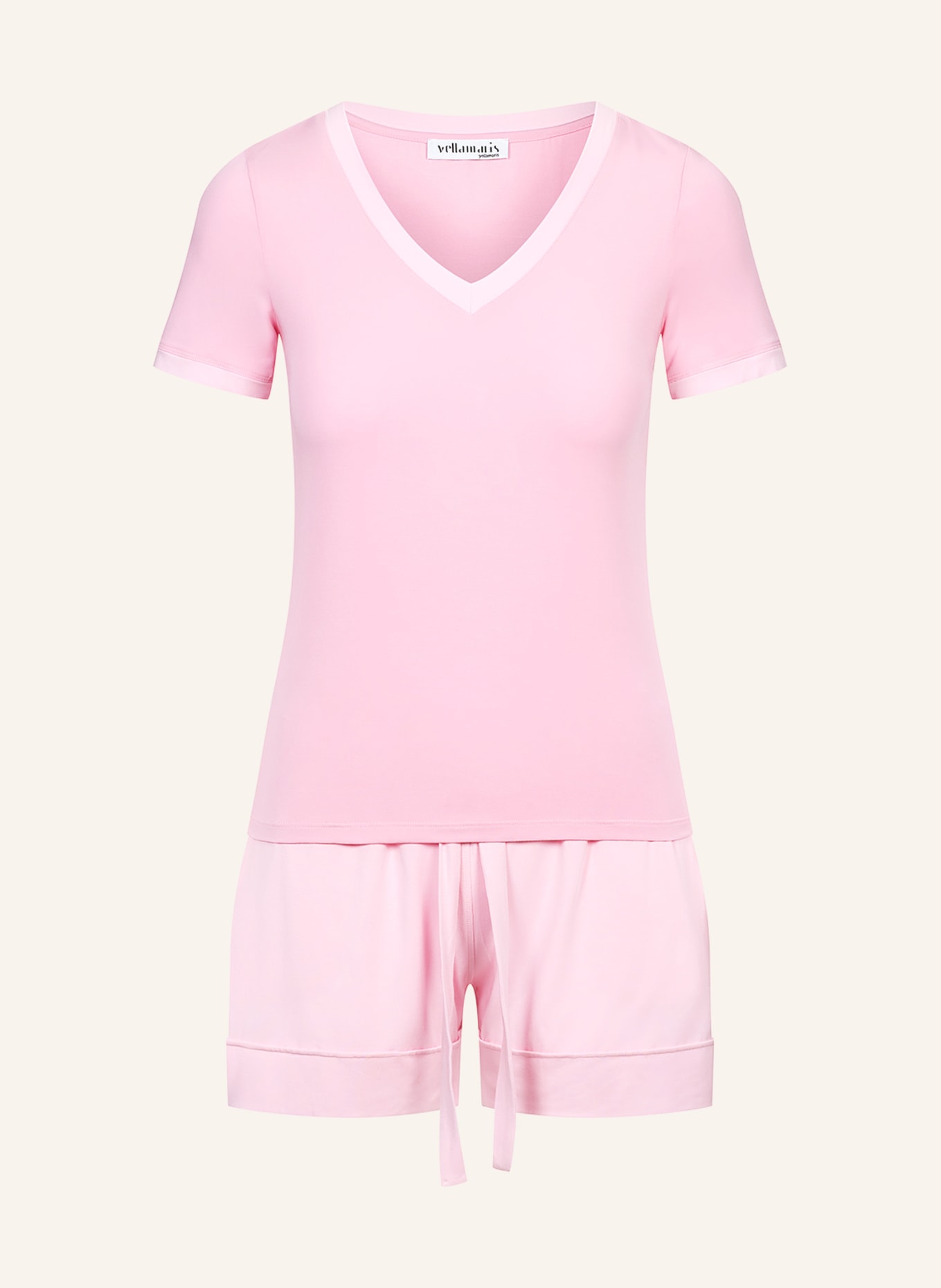 yellamaris Shorty Schlafanzug, Farbe: PINK/ LILA (Bild 1)