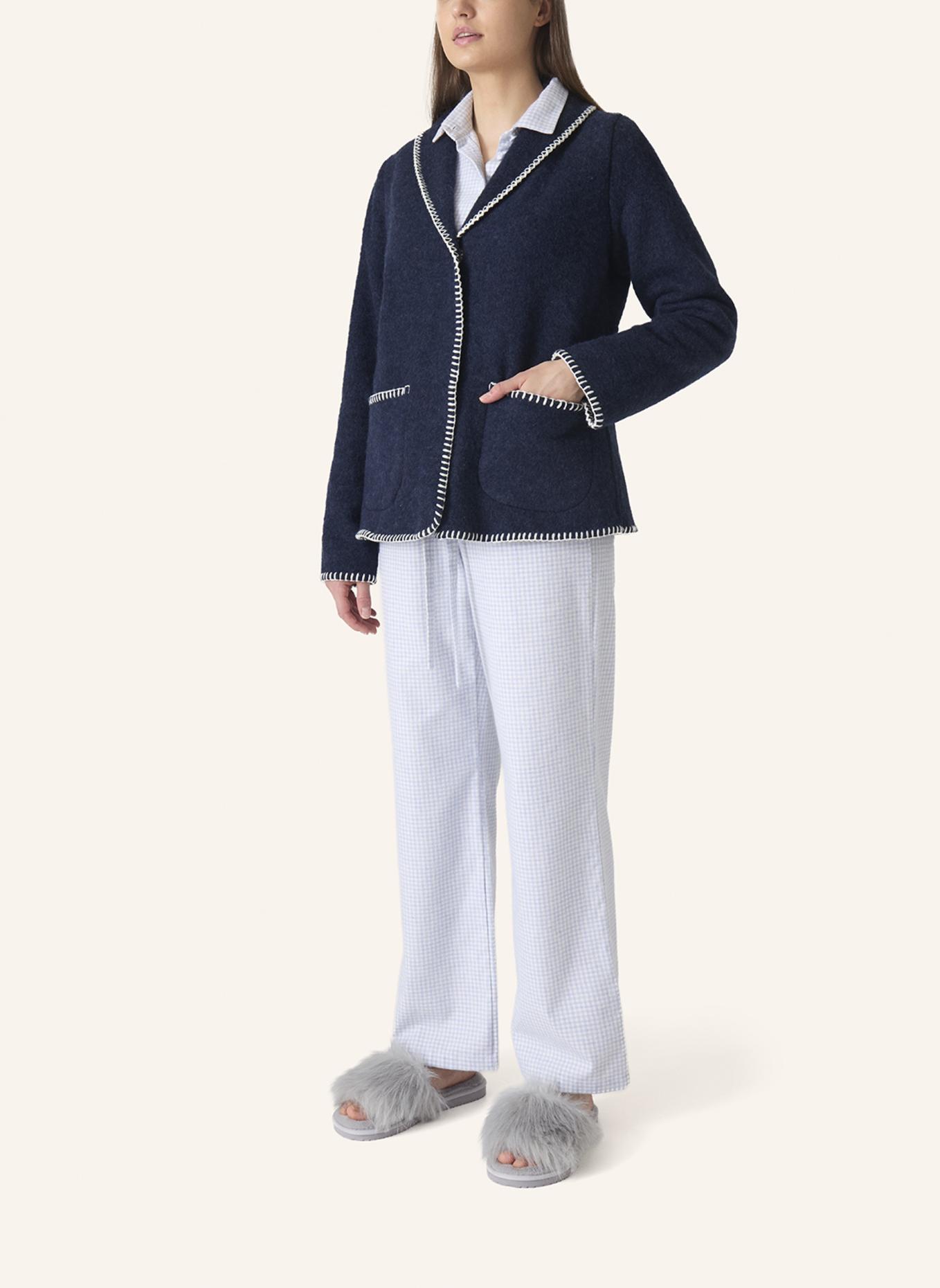 yellamaris Hausjacke: BLAU/ DUNKELBLAU/ WEISS