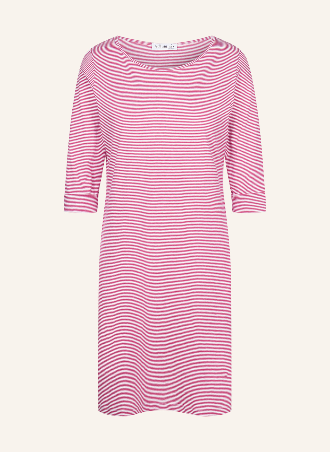 yellamaris Nachthemd mit 3/4 Arm: ROT