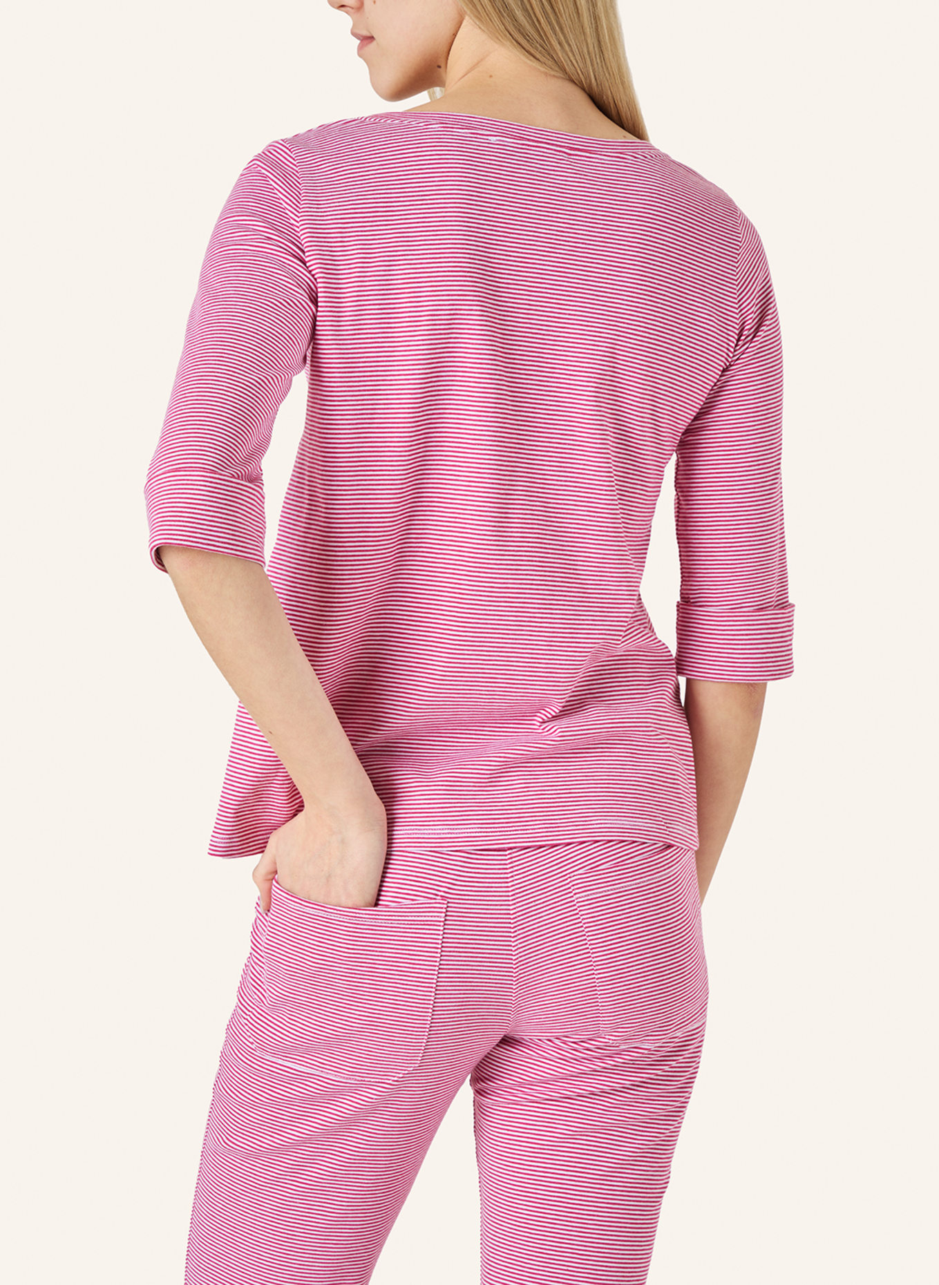 yellamaris Schlafanzug mit 3/4 Arm: ROT