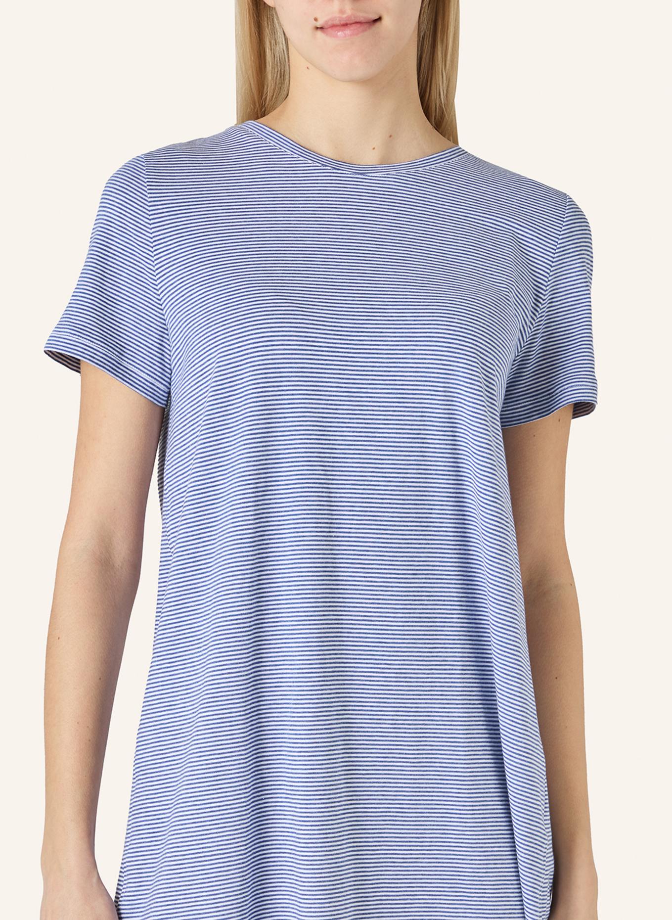 yellamaris Nachthemd mit kurzem Arm: BLAUGRAU/ BLAU/ HELLBLAU