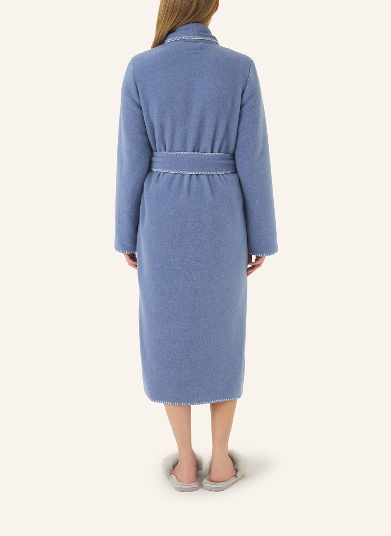 yellamaris Hausmantel: BLAUGRAU/ BLAU/ HELLBLAU