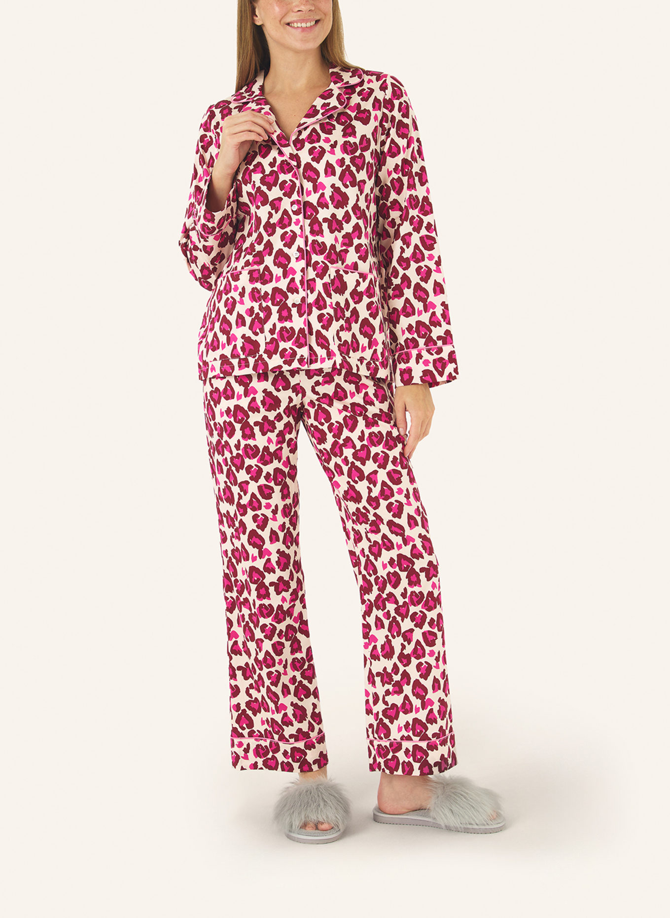 yellamaris Schlafanzug: PINK/ LILA