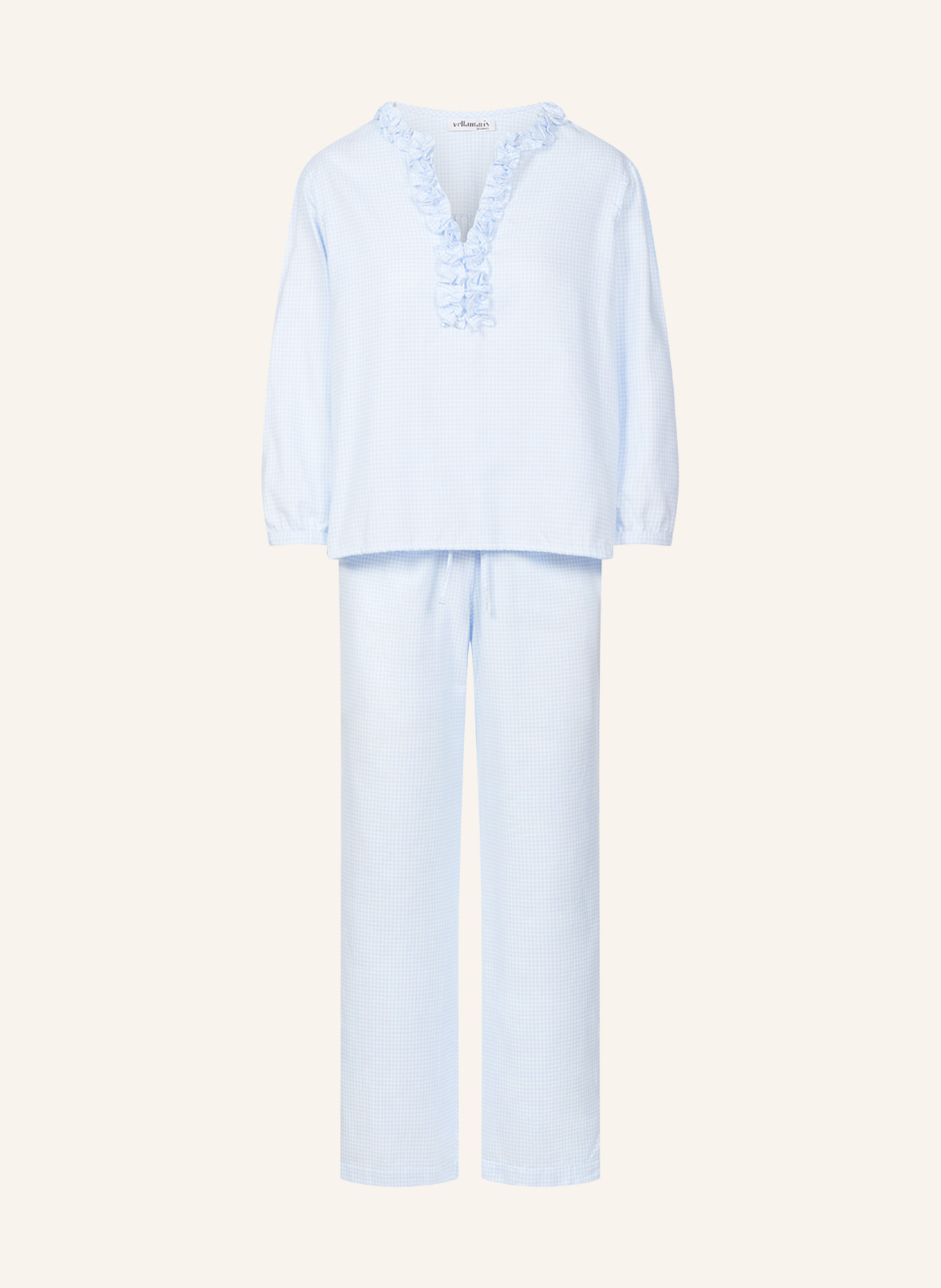 yellamaris Schlafanzug: HELLBLAU/ BLAU