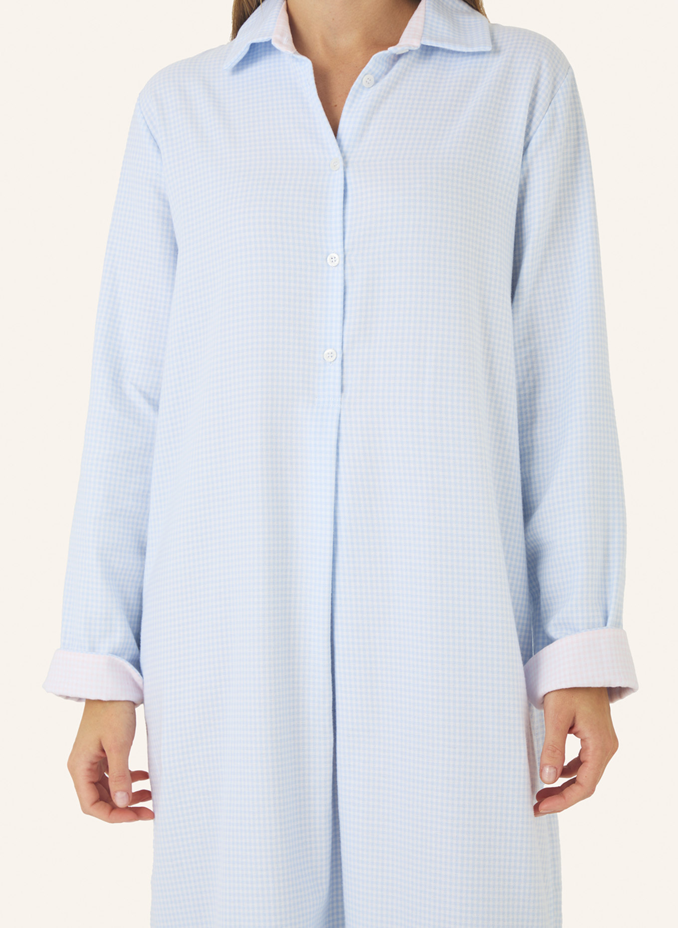 yellamaris Nachthemd: HELLBLAU/ BLAU