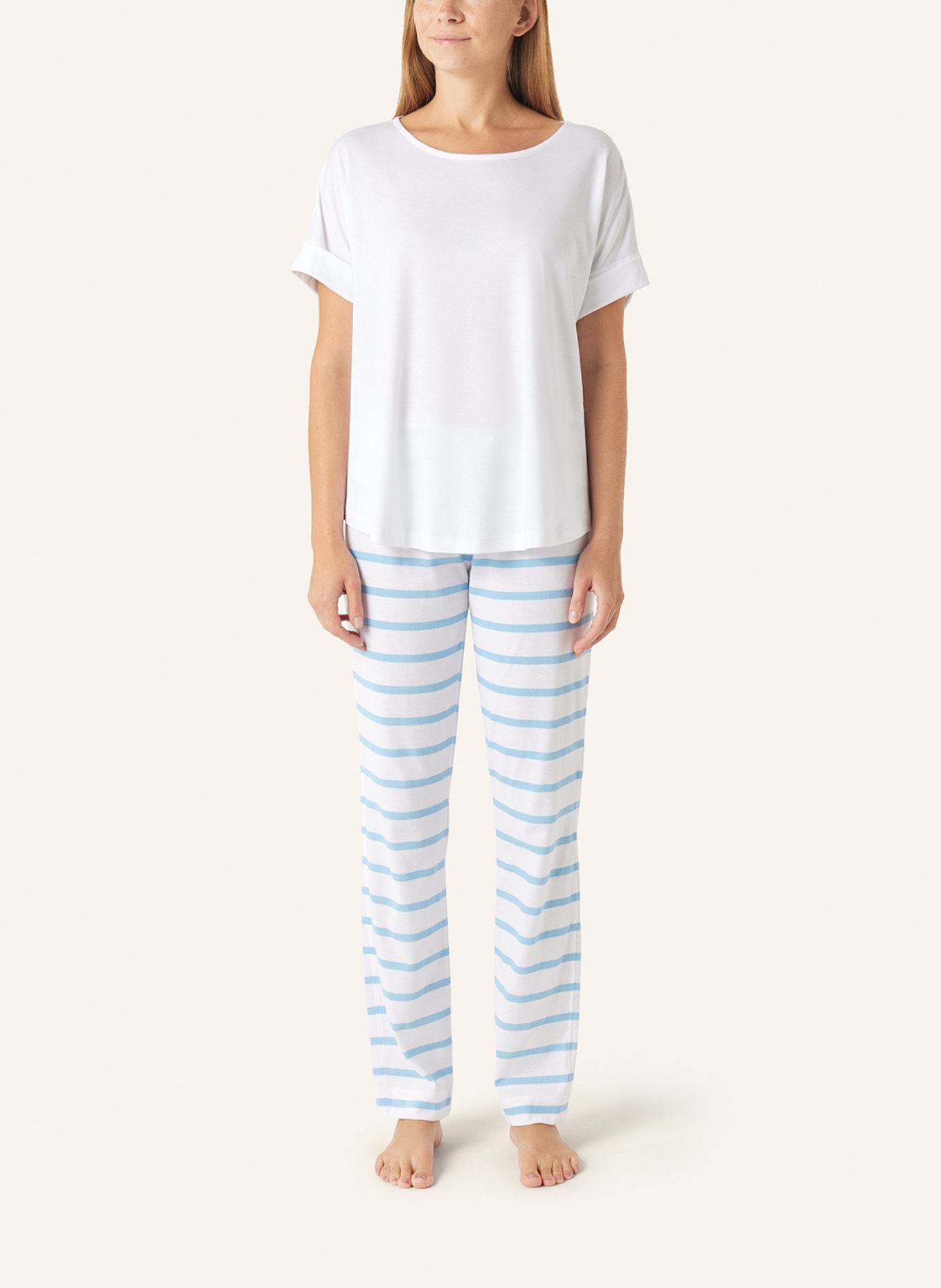 yellamaris Schlafanzug: HELLBLAU/ BLAU