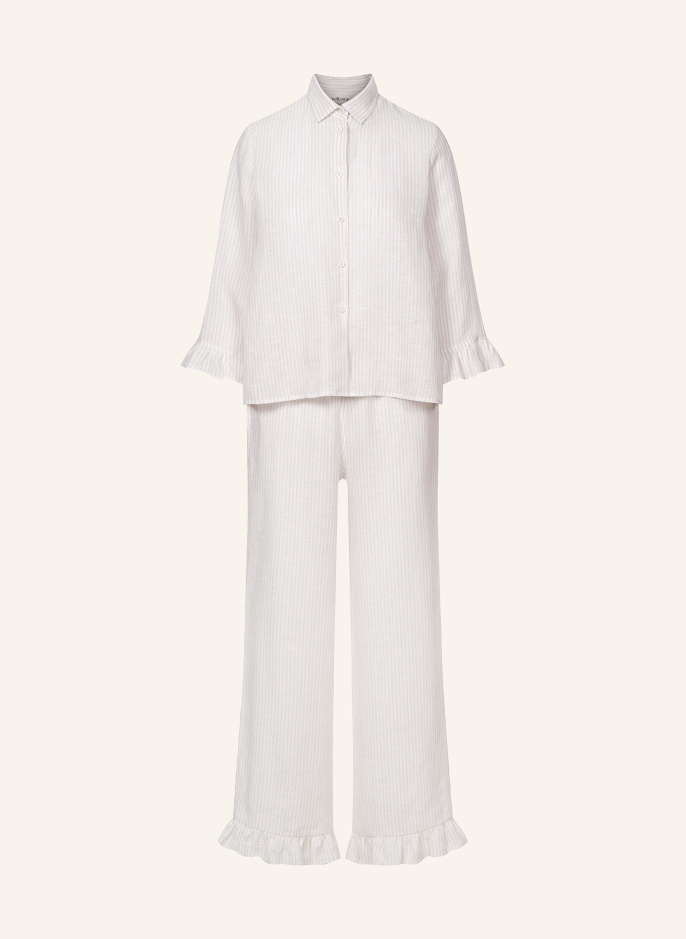 yellamaris Schlafanzug: BEIGE