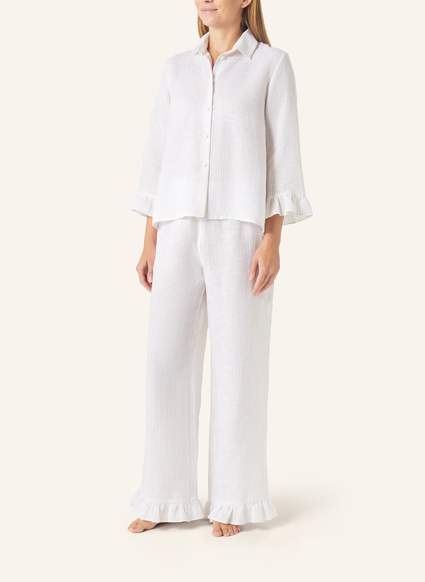 yellamaris Schlafanzug: BEIGE