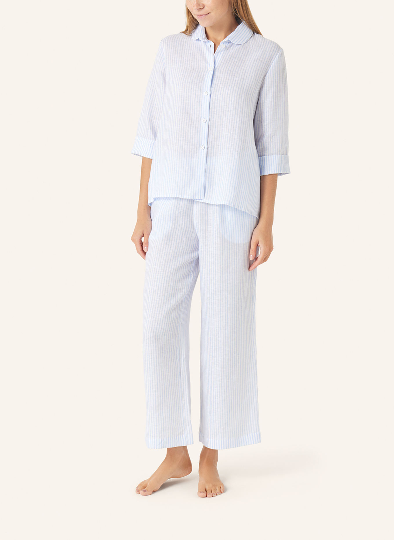 yellamaris Schlafanzug: HELLBLAU/ BLAU