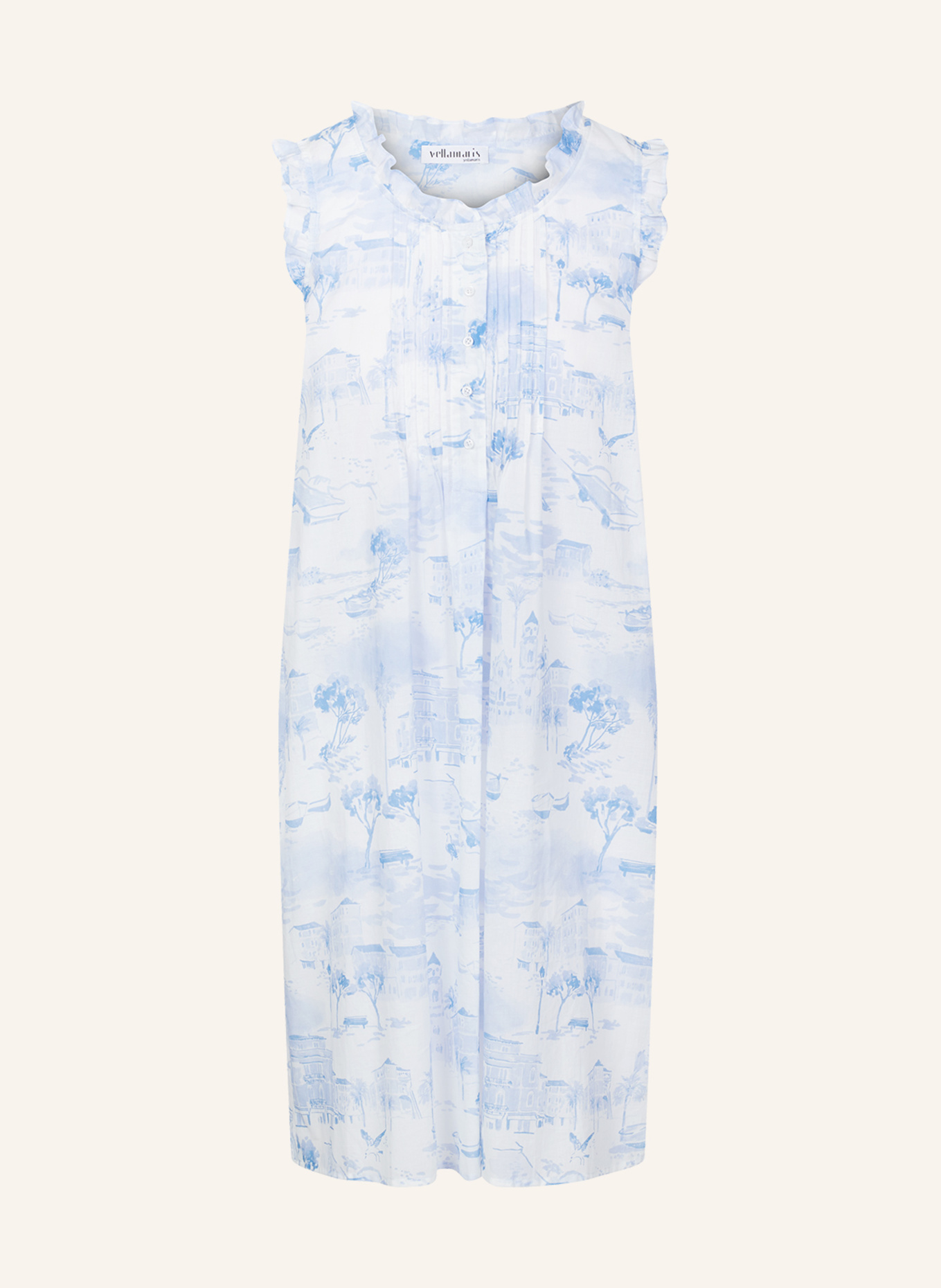 yellamaris Nachthemd: HELLBLAU/ BLAU