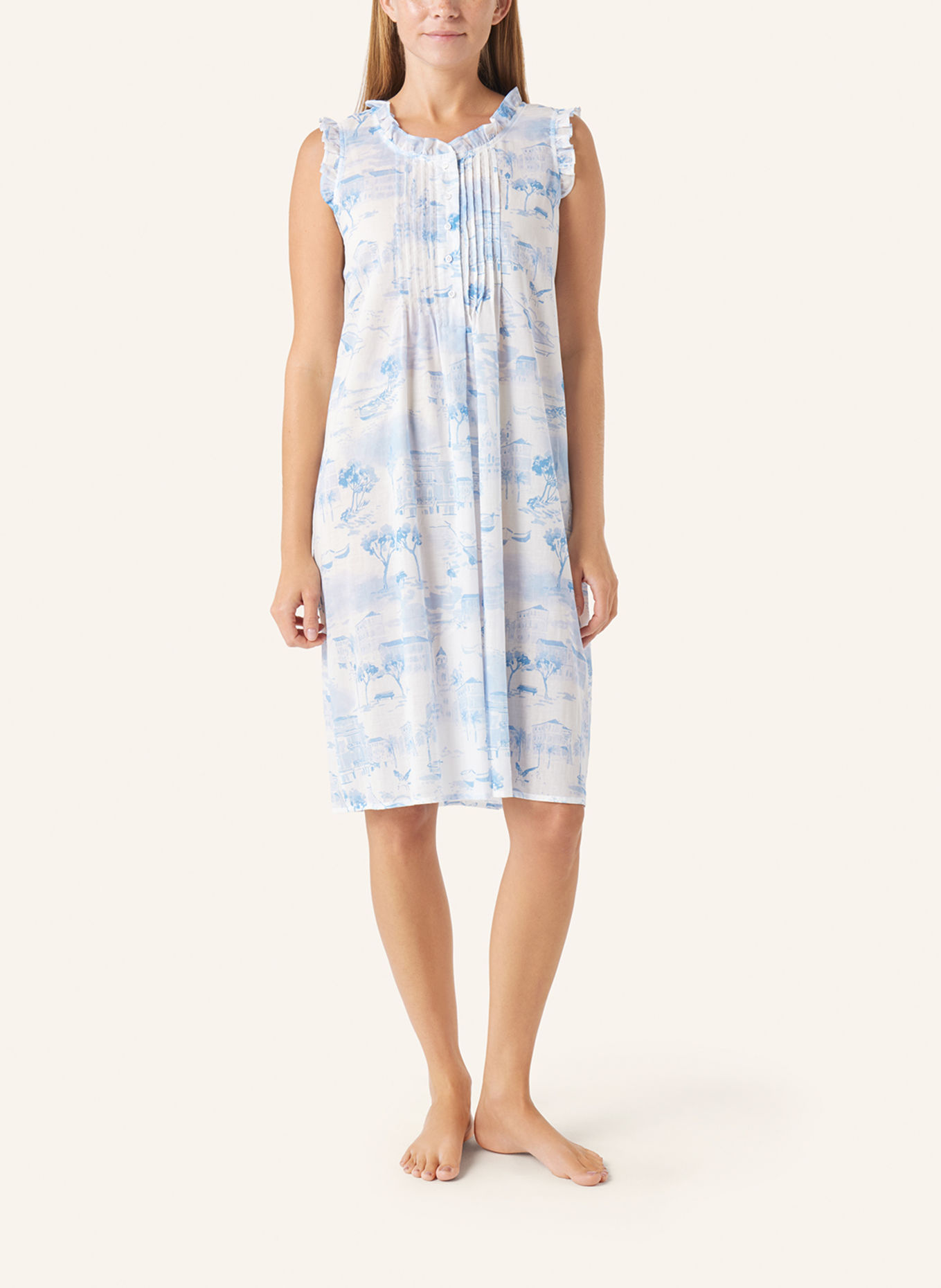 yellamaris Nachthemd: HELLBLAU/ BLAU