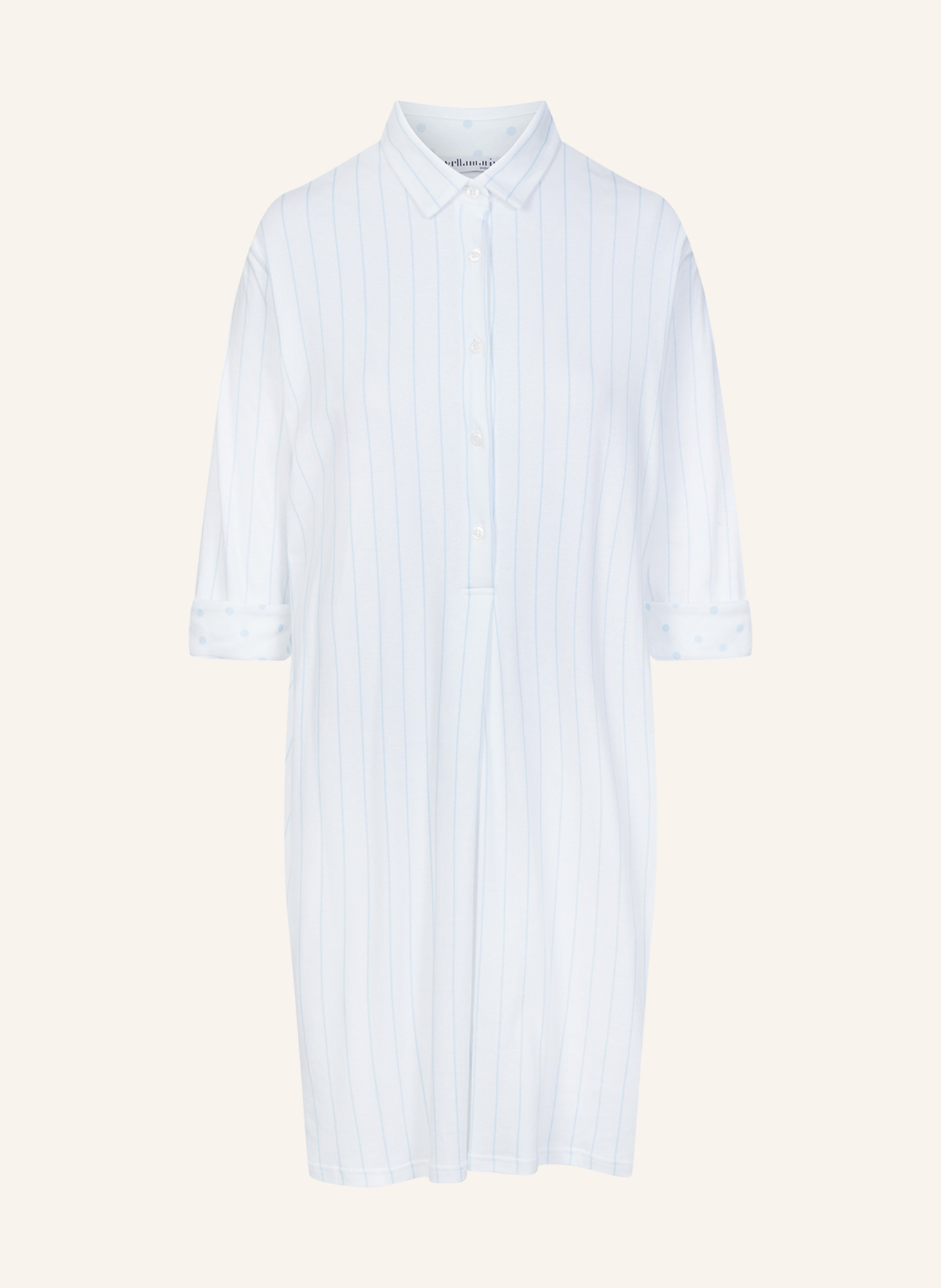 yellamaris Nachthemd: HELLBLAU/ BLAU