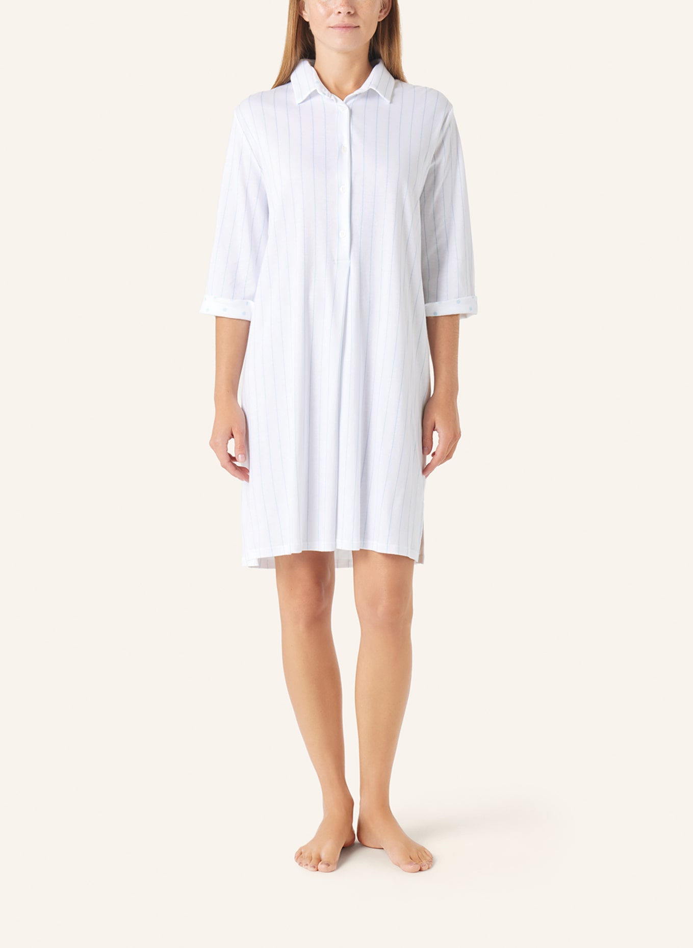 yellamaris Nachthemd: HELLBLAU/ BLAU