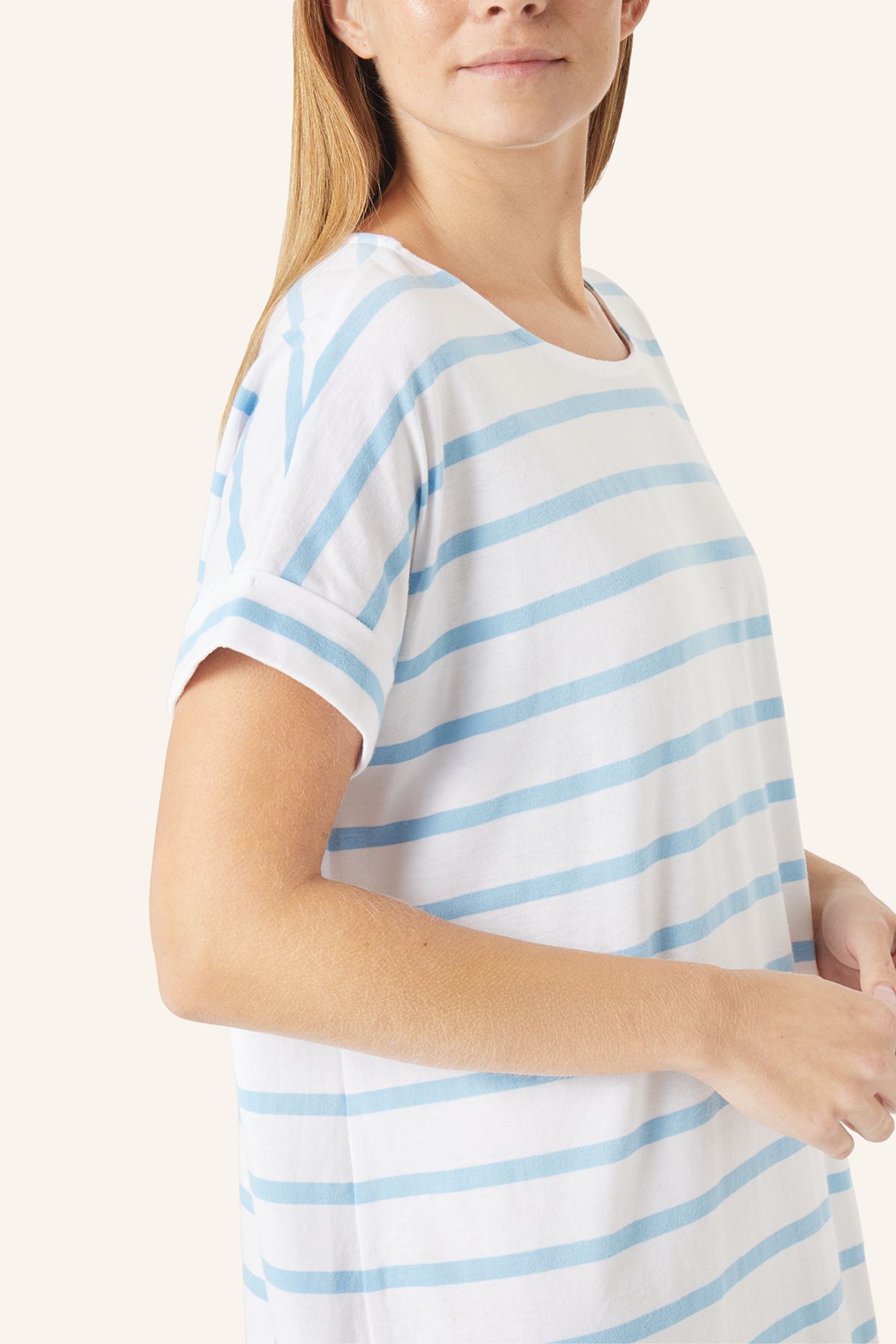 yellamaris Nachthemd: HELLBLAU/ BLAU