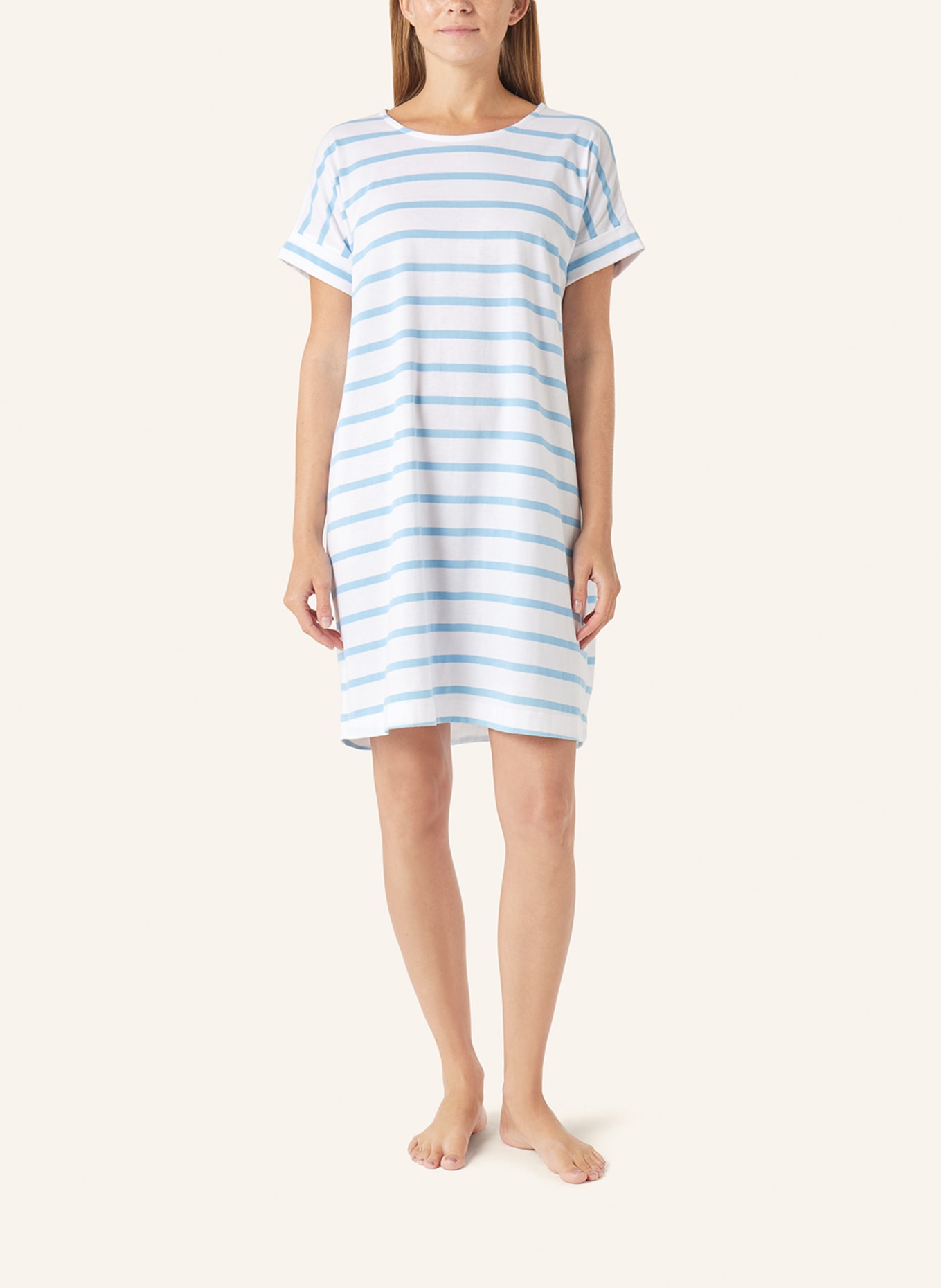yellamaris Nachthemd: HELLBLAU/ BLAU