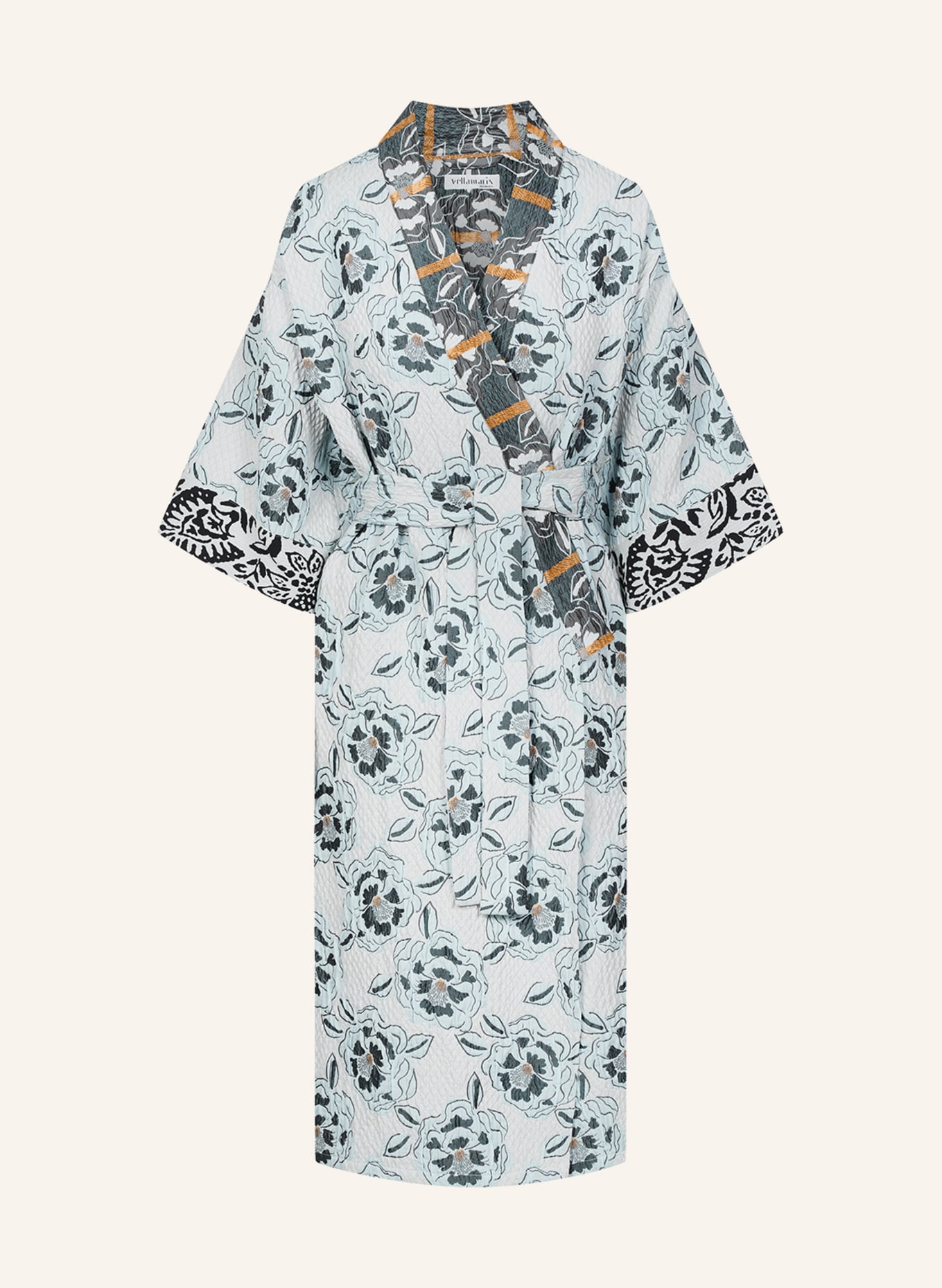 yellamaris Kimono: HELLBLAU/ BLAU