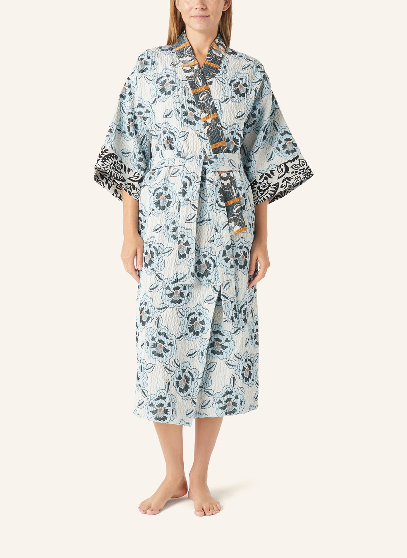 yellamaris Kimono: HELLBLAU/ BLAU