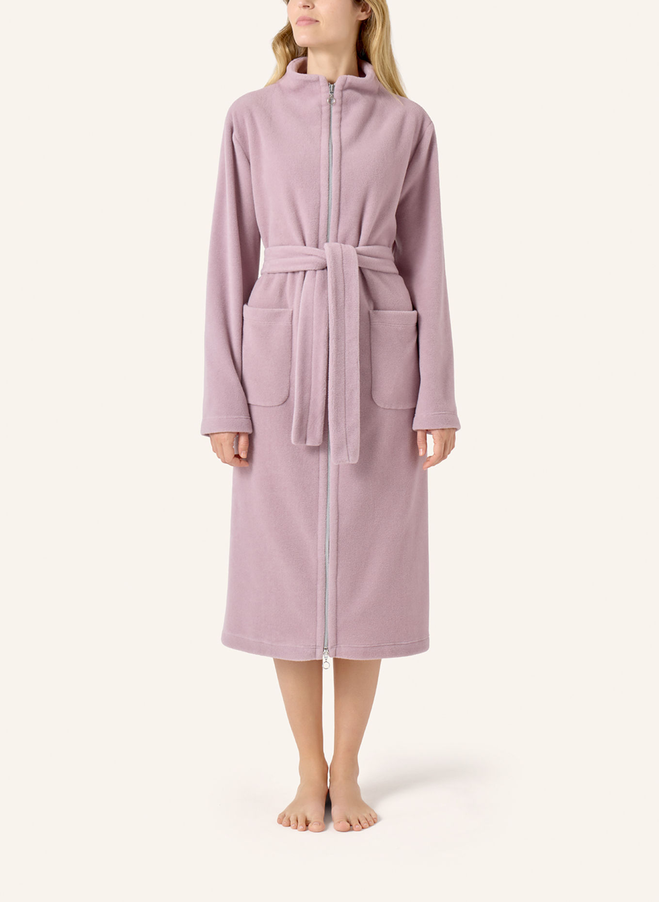 yellamaris House Robe: DUSKY PINK / ROSE