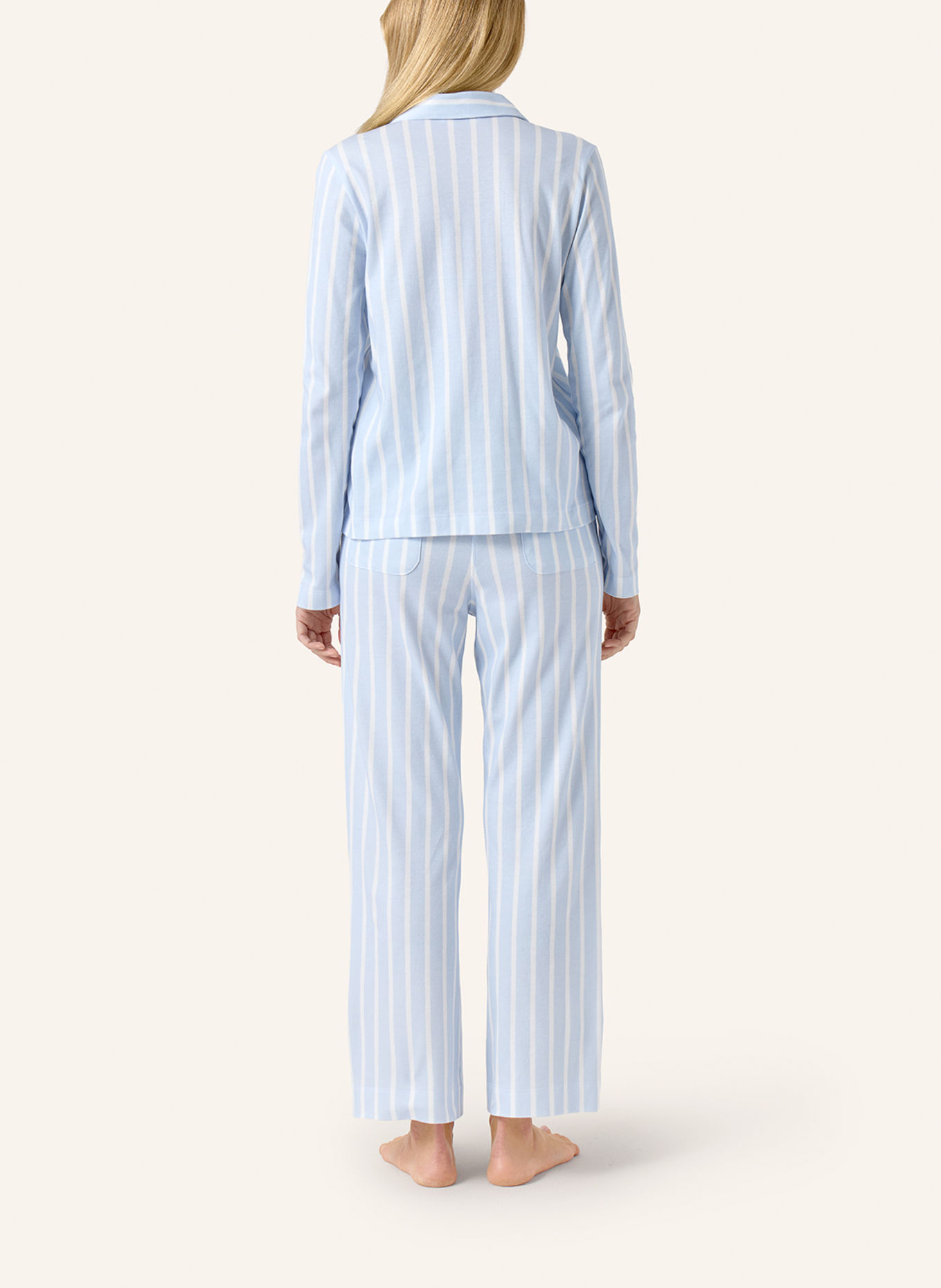 yellamaris Pyjama: HELLBLAU / BLAU