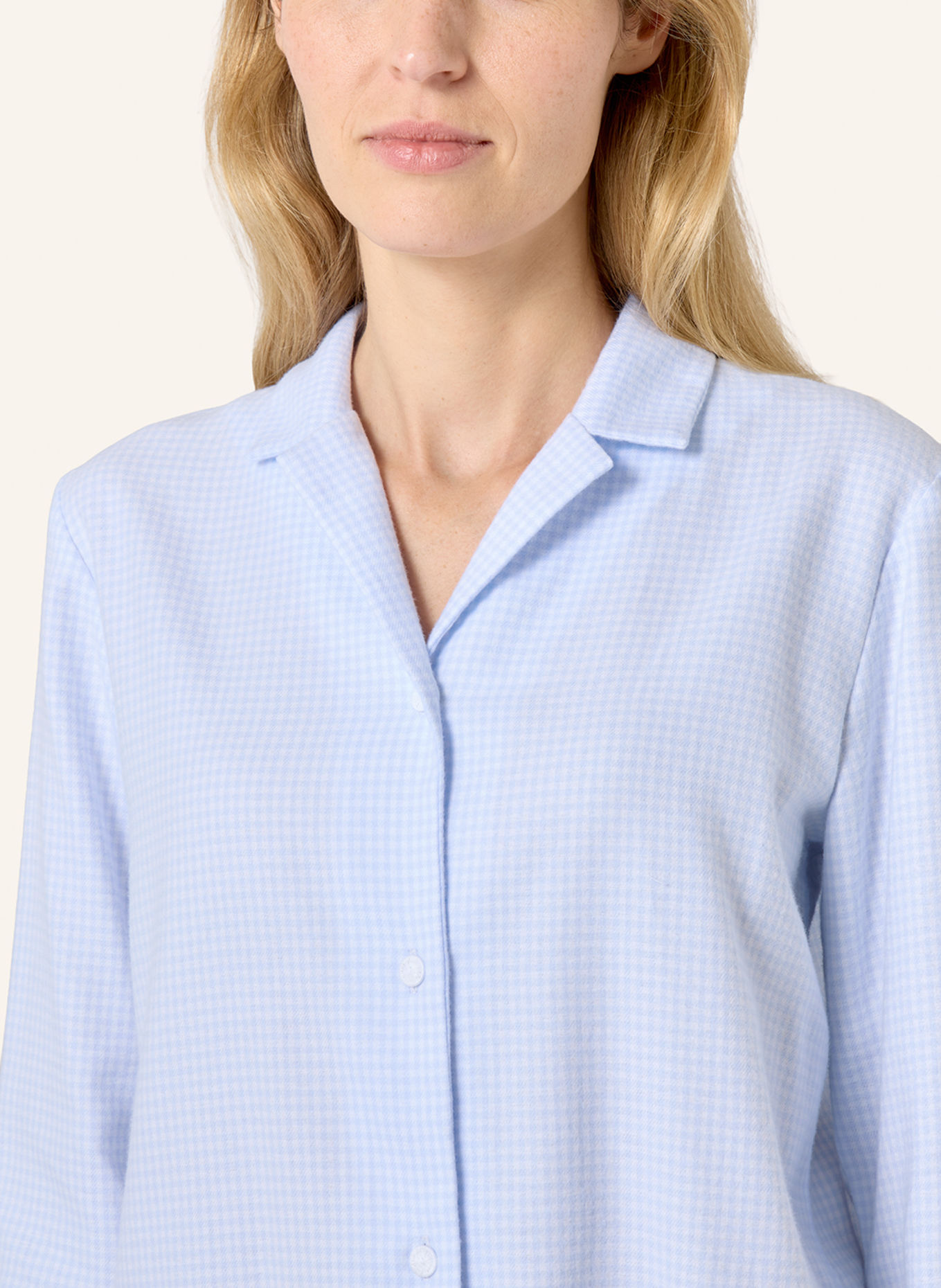 yellamaris Night dress: LIGHT BLUE / BLUE