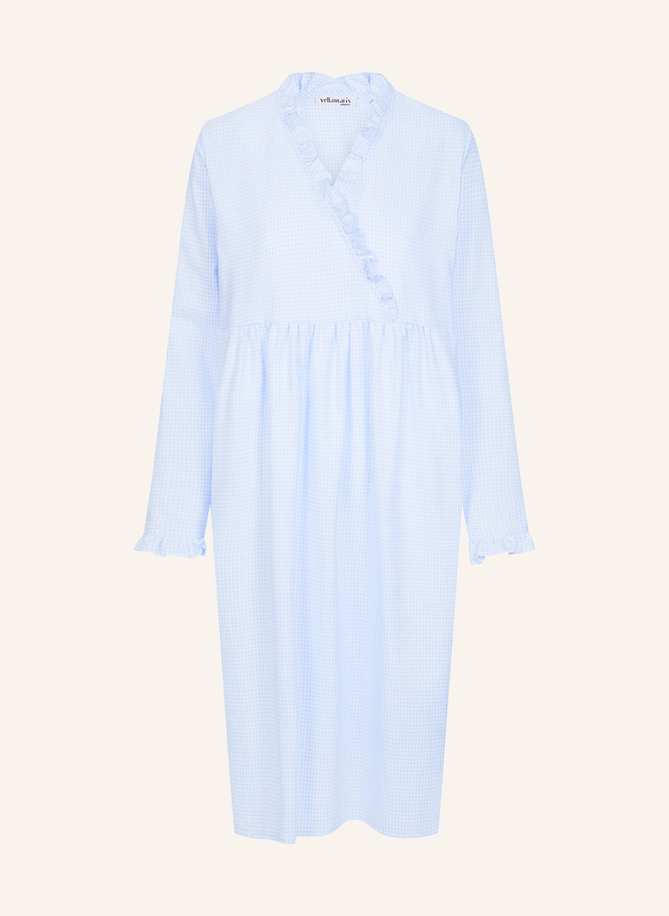 yellamaris Night dress: LIGHT BLUE / BLUE