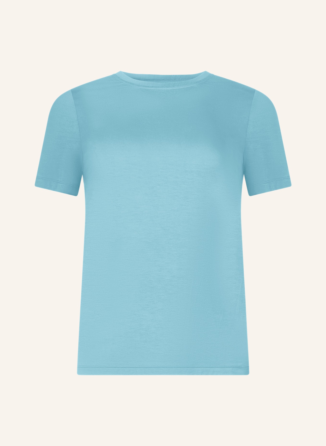 Helene Galwas Basic T-Shirt aus Premium Jersey FRANCA, Farbe: TÜRKIS (Bild 1)