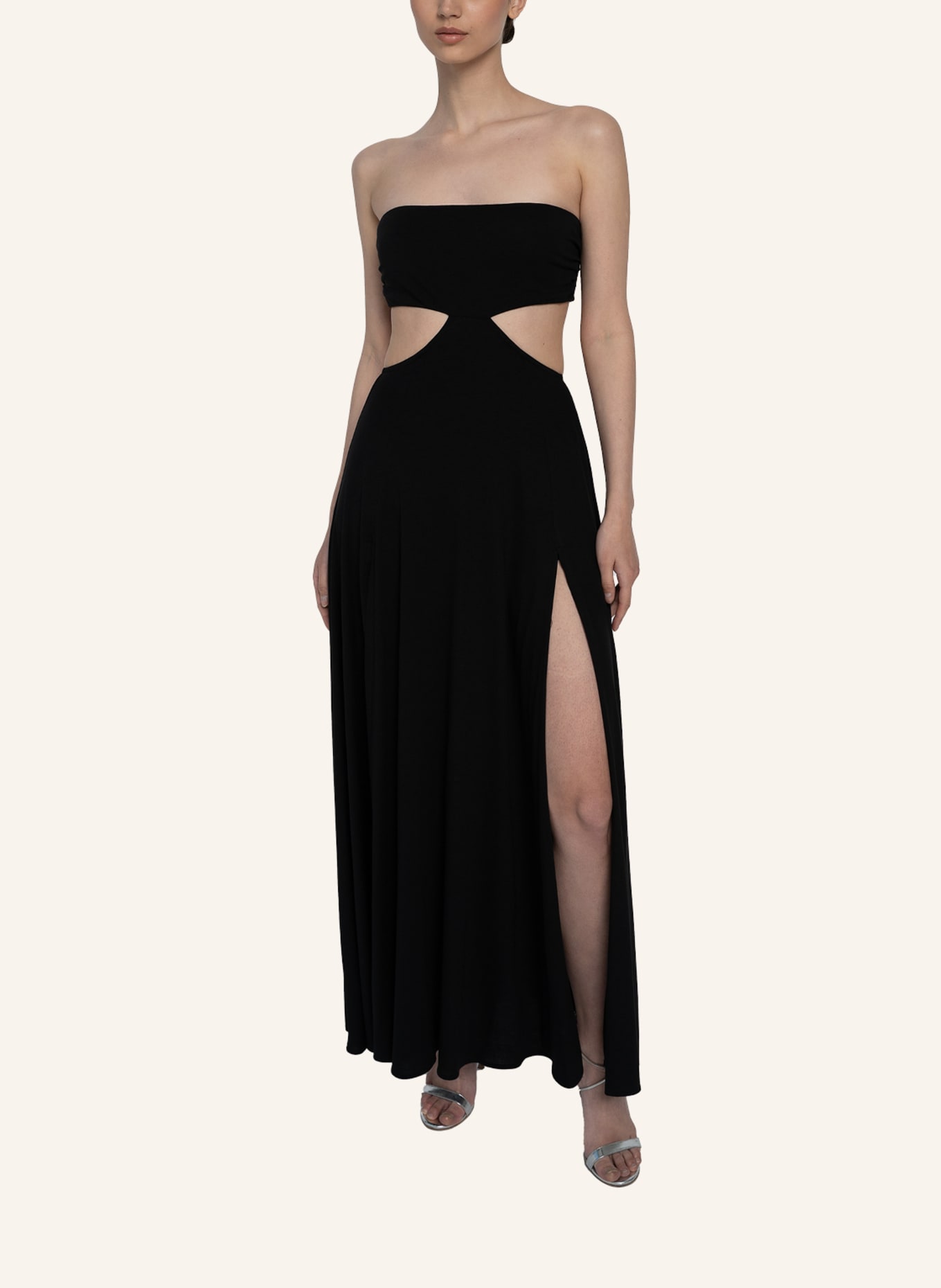 Helene Galwas Kleid mit Cut Out GLORIA: SCHWARZ