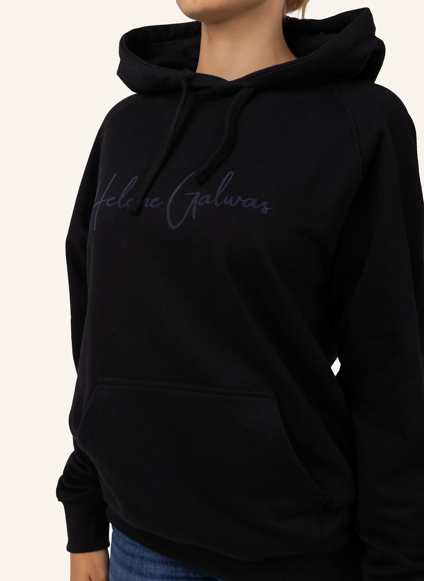 Helene Galwas Hoodie HOODIE, Farbe: SCHWARZ (Bild 3)