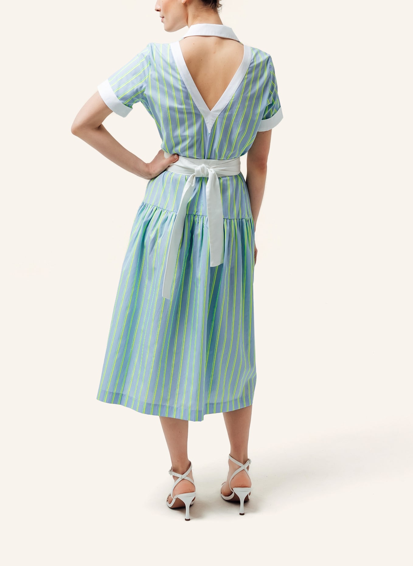 Helene Galwas Midikleid KATINKA: GRAU