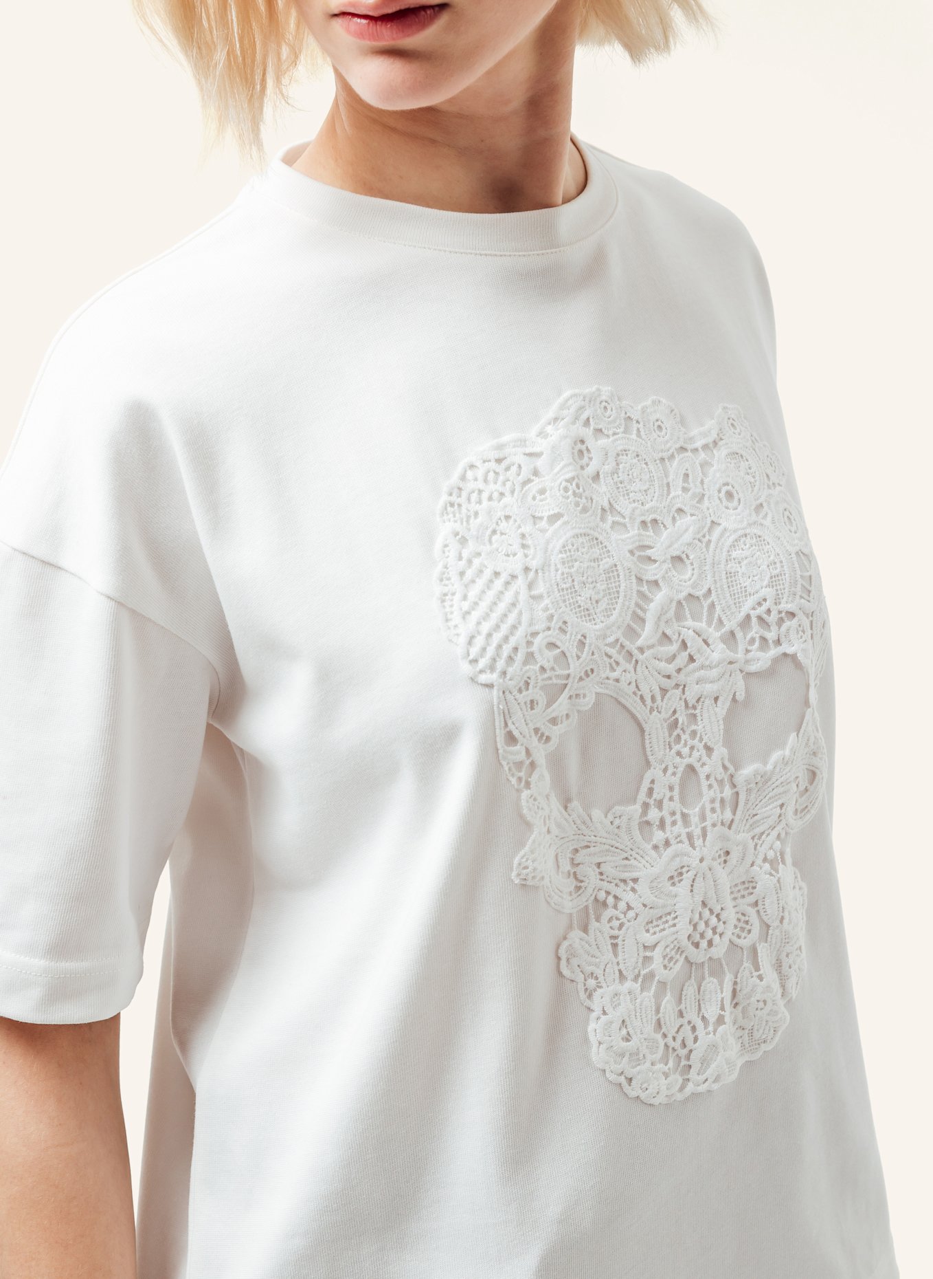 Helene Galwas Oversize T-Shirt LINDA: WEISS