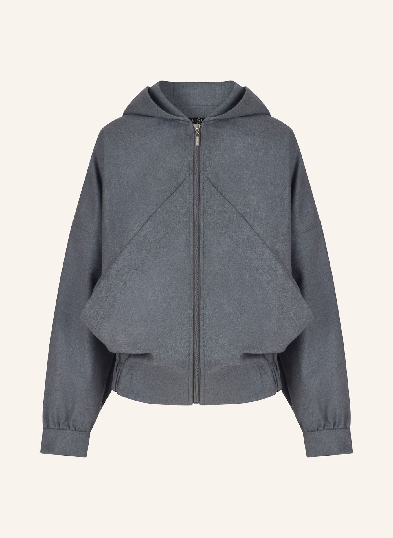Helene Galwas Blouson Jacke mit Kapuze LUNA: GRAU