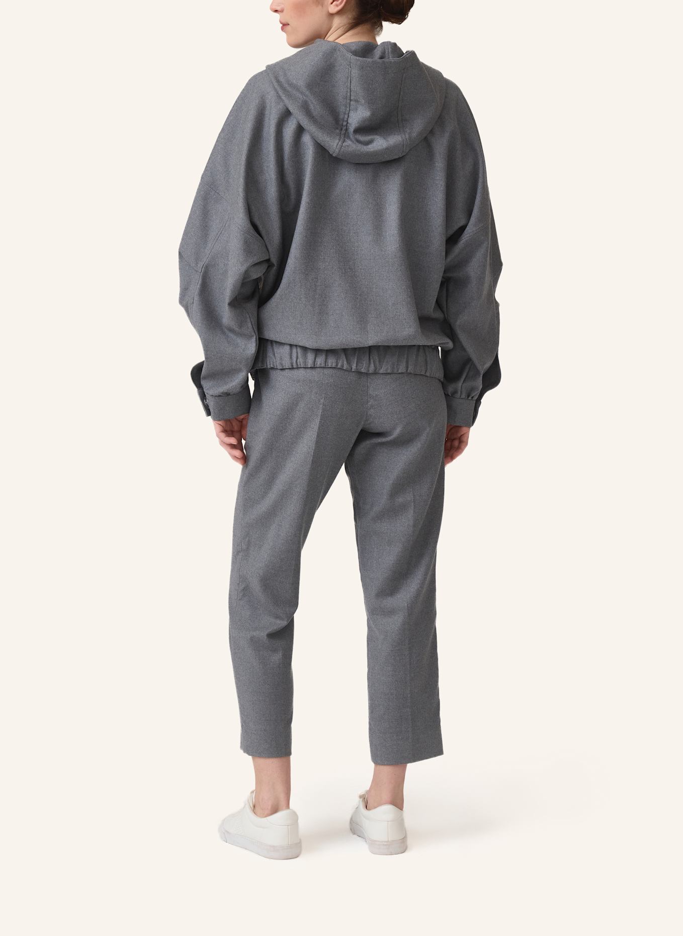 Helene Galwas Blouson Jacke mit Kapuze LUNA: GRAU