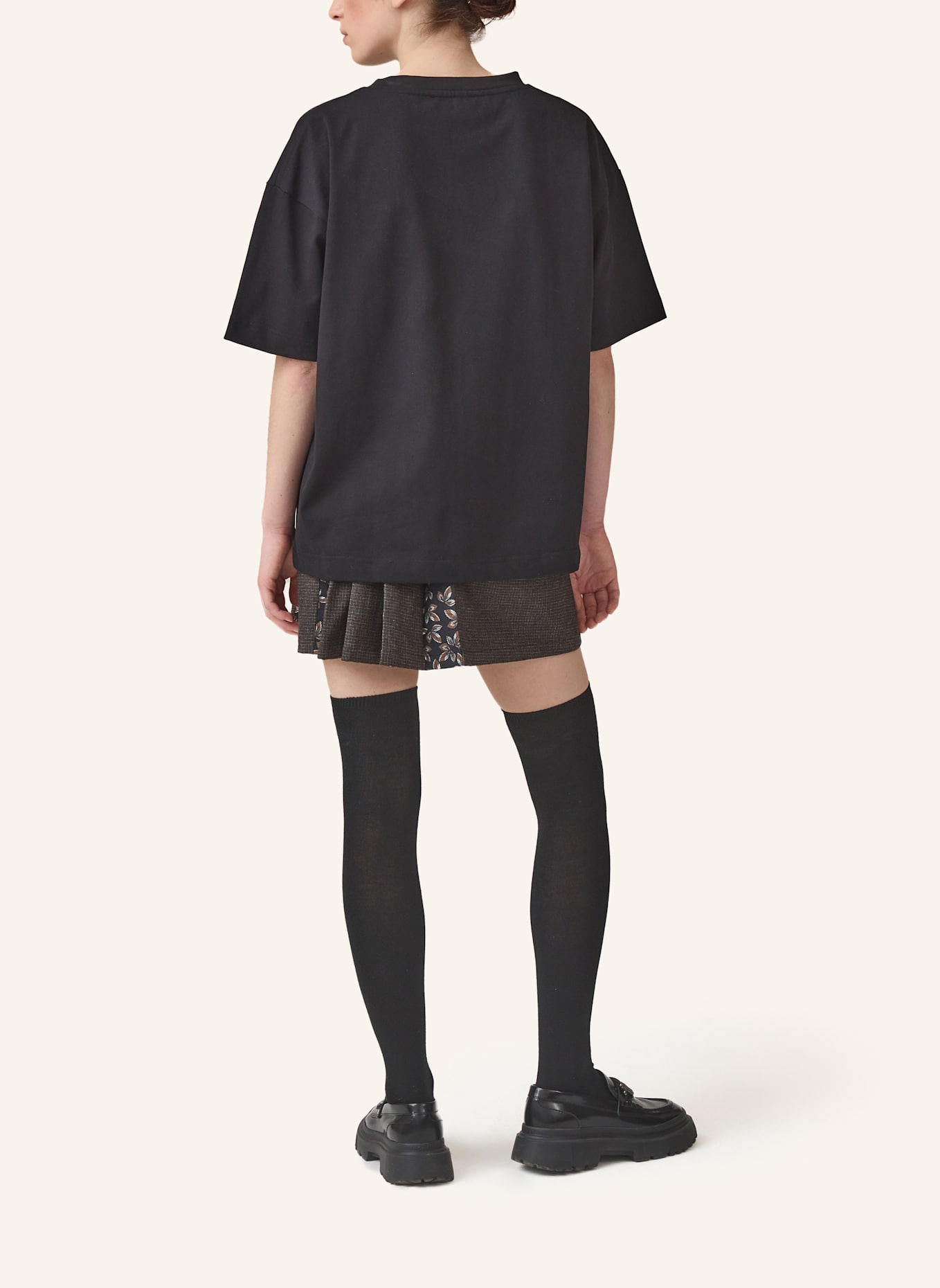 Helene Galwas Oversize T-Shirt LINDA: SCHWARZ