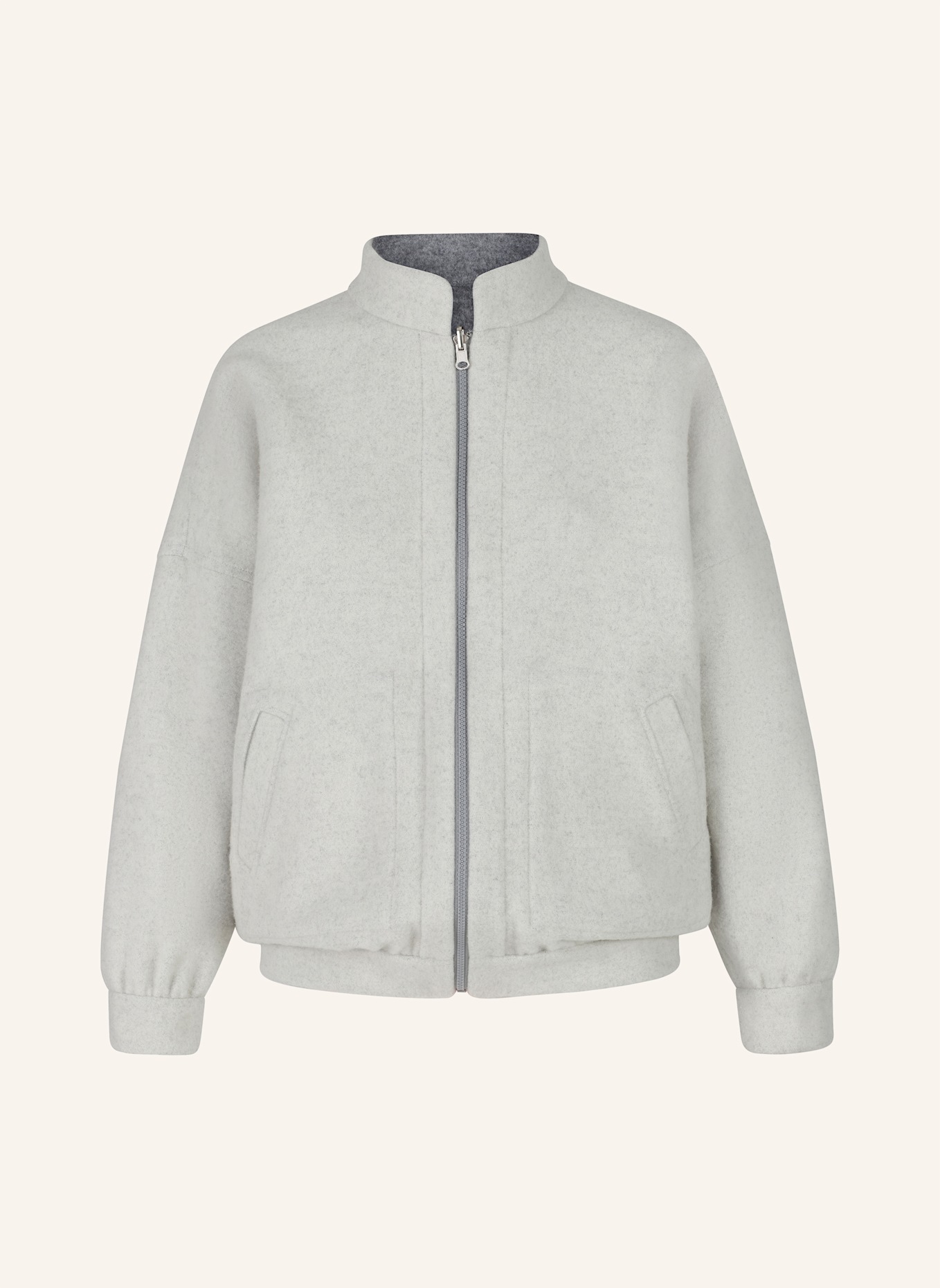 Helene Galwas Wende Blouson Jacke LUISE: WEISS/ GRAU