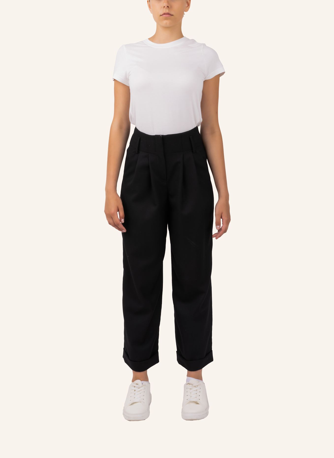 Helene Galwas Culotte aus Wolle ELLI: SCHWARZ