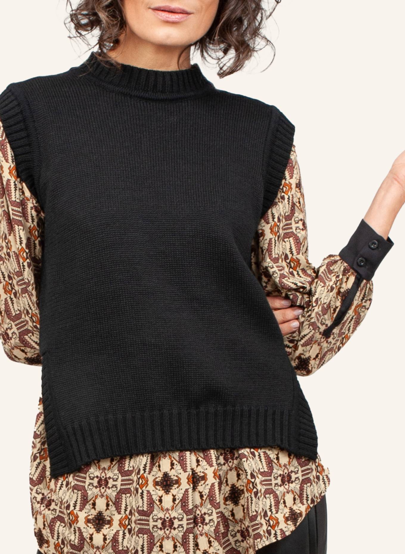 Helene Galwas Pullunder EBRU: SCHWARZ