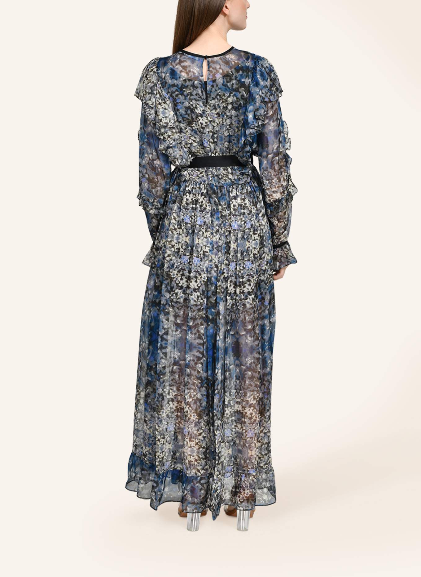 Helene Galwas Seidenkleid BECKY: BLAU