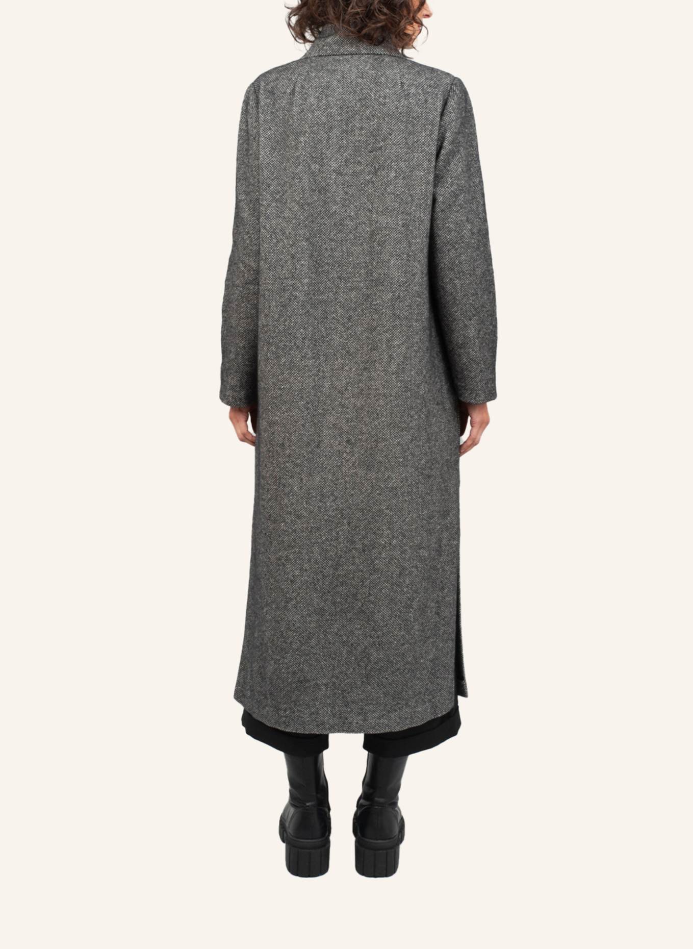 Helene Galwas Wollmantel EDITH: GRAU