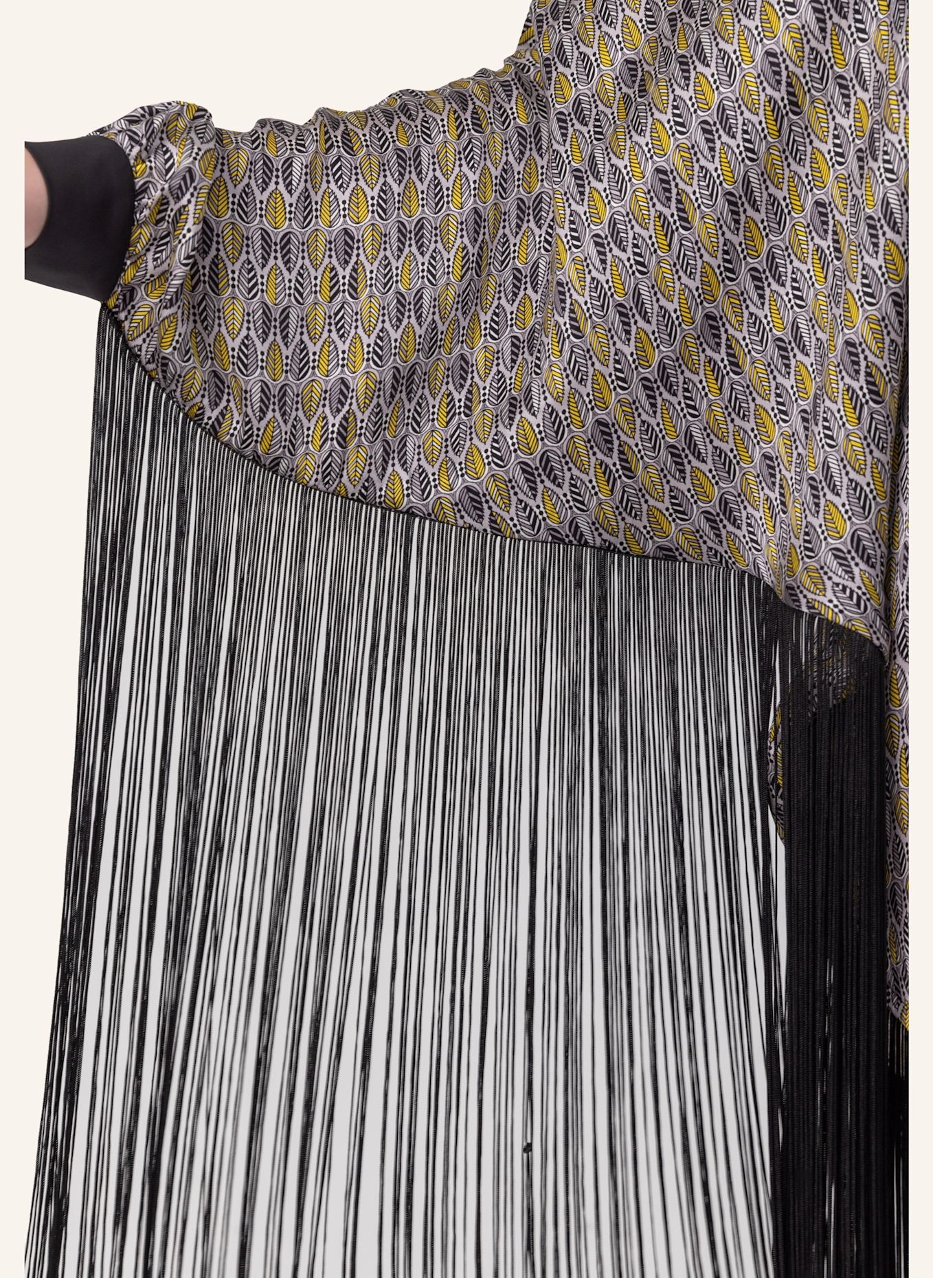 Helene Galwas Seidenponcho Kleid JENNIFER: SILBER