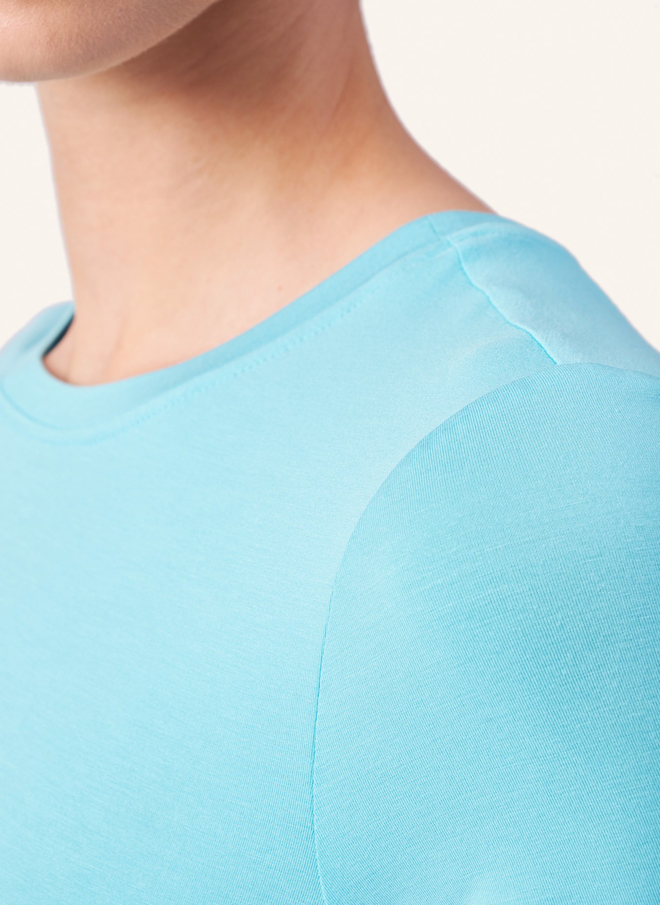 Helene Galwas Basic T-Shirt aus Premium Jersey FRANCA: TÜRKIS