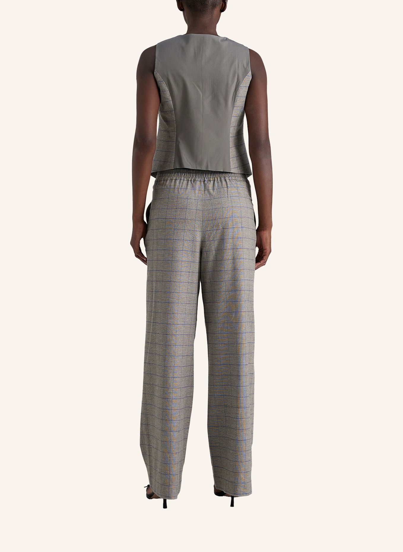 Helene Galwas Hose mit weitem Bein JOLA: GRAU