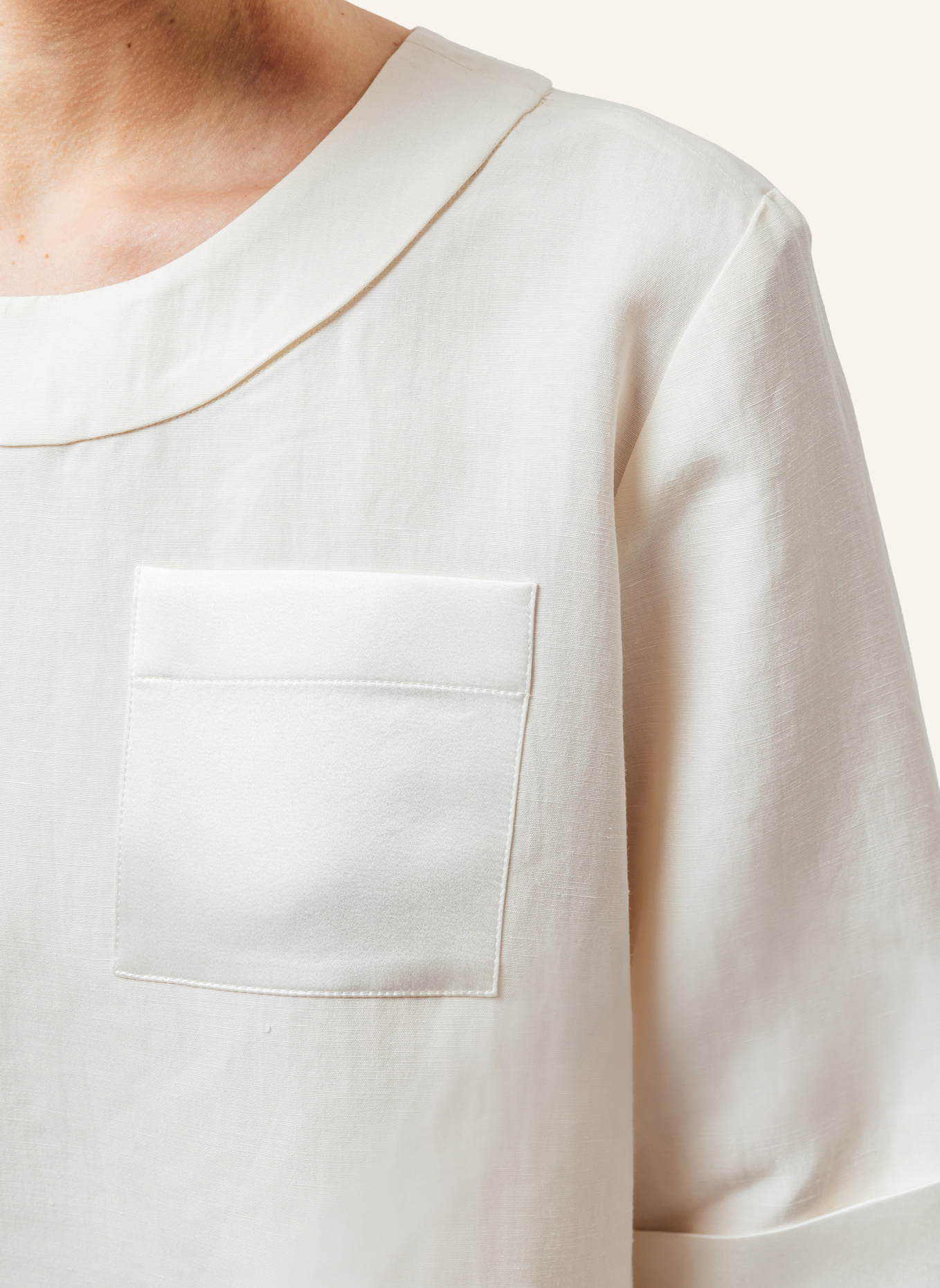 Helene Galwas Shirt mit geradem Schnitt KAITLYN: WEISS