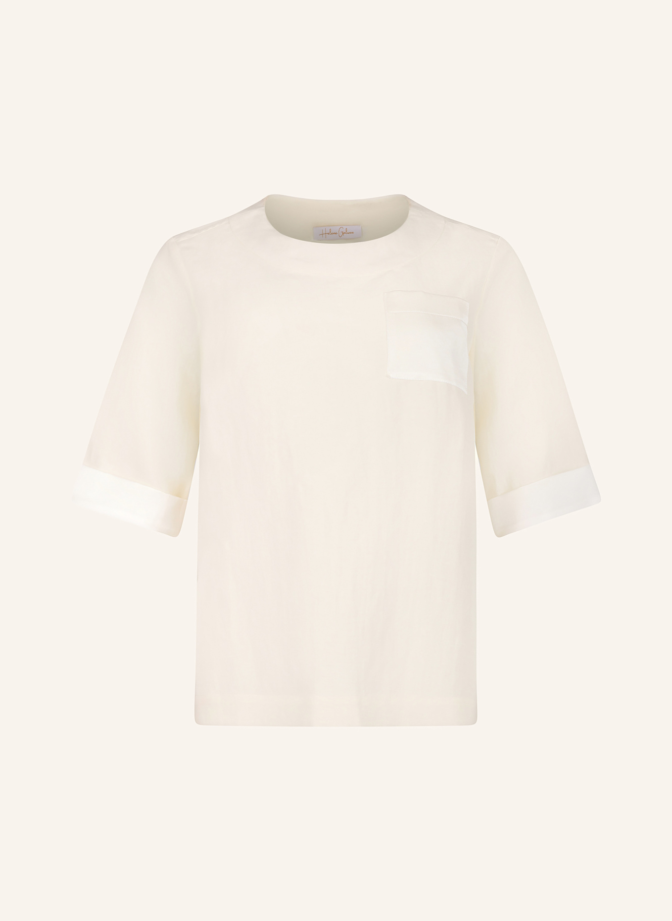 Helene Galwas Shirt mit geradem Schnitt KAITLYN: WEISS