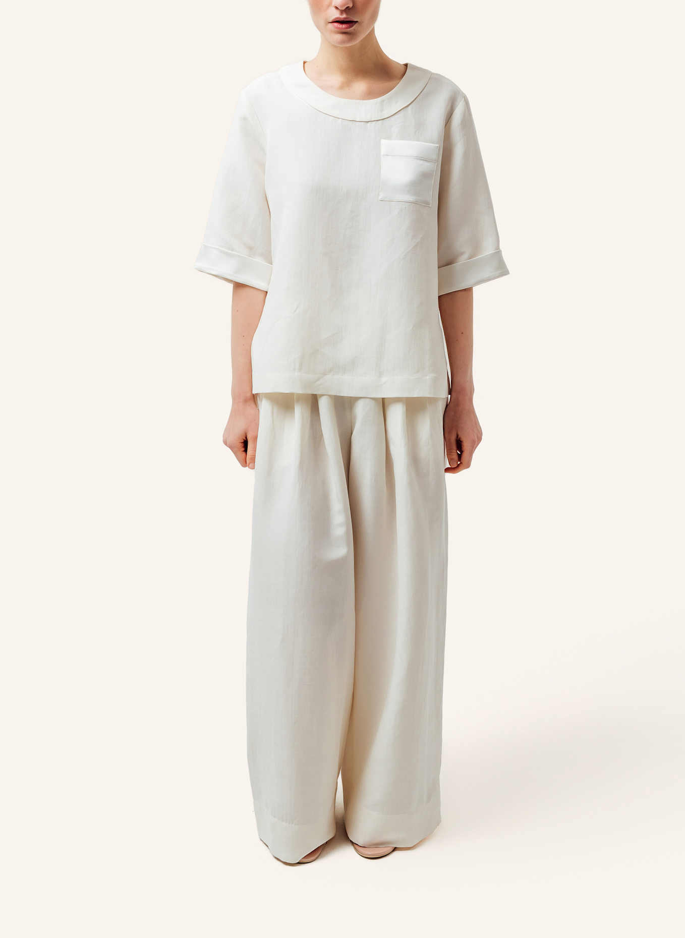 Helene Galwas Shirt mit geradem Schnitt KAITLYN: WEISS