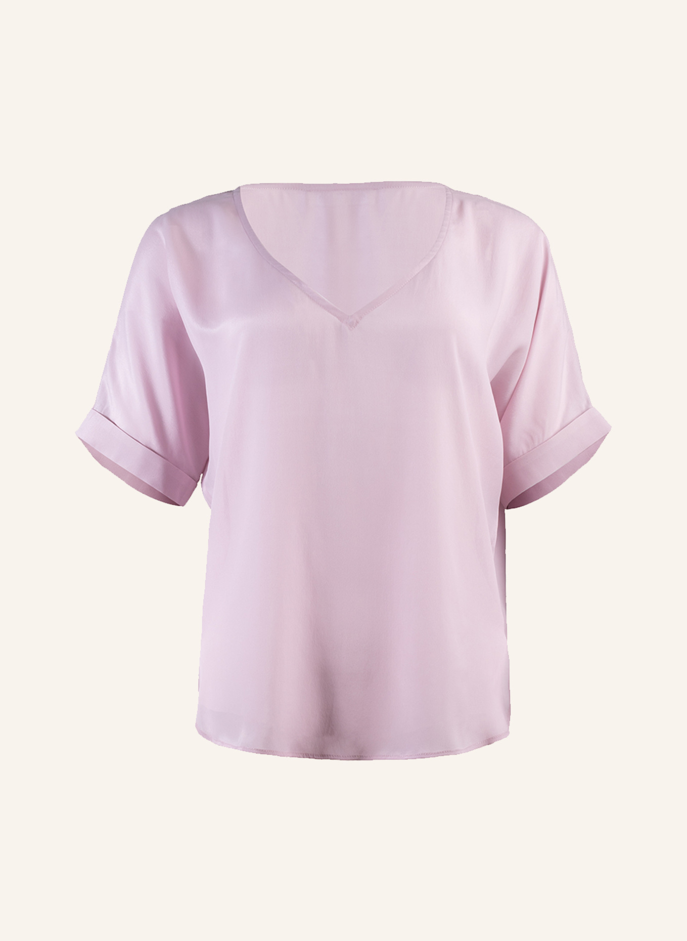 Helene Galwas T-Shirt aus Viskose DOLORES: ROSÉ