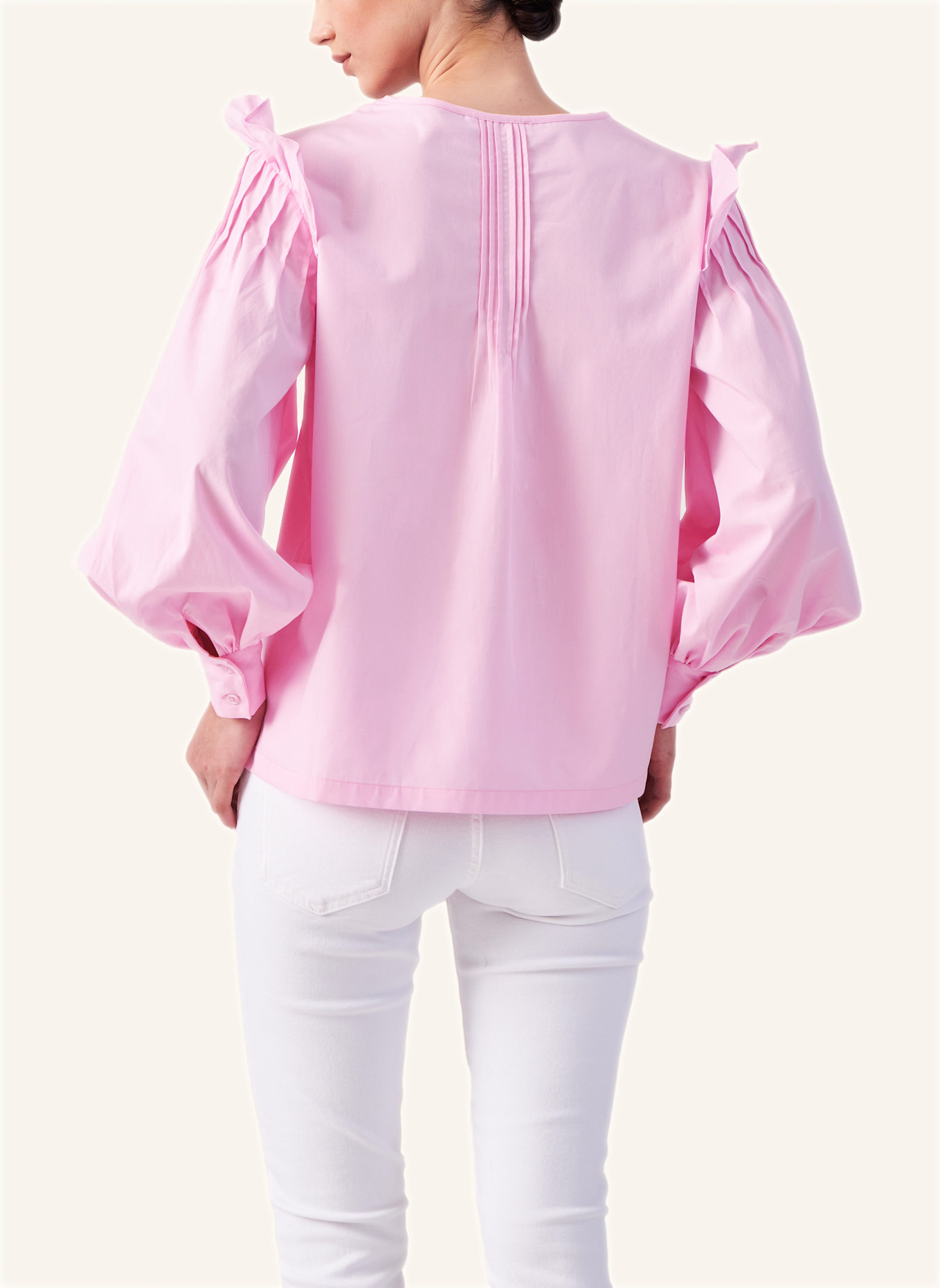 Helene Galwas Bluse aus Baumwolle ILSA: ROSA