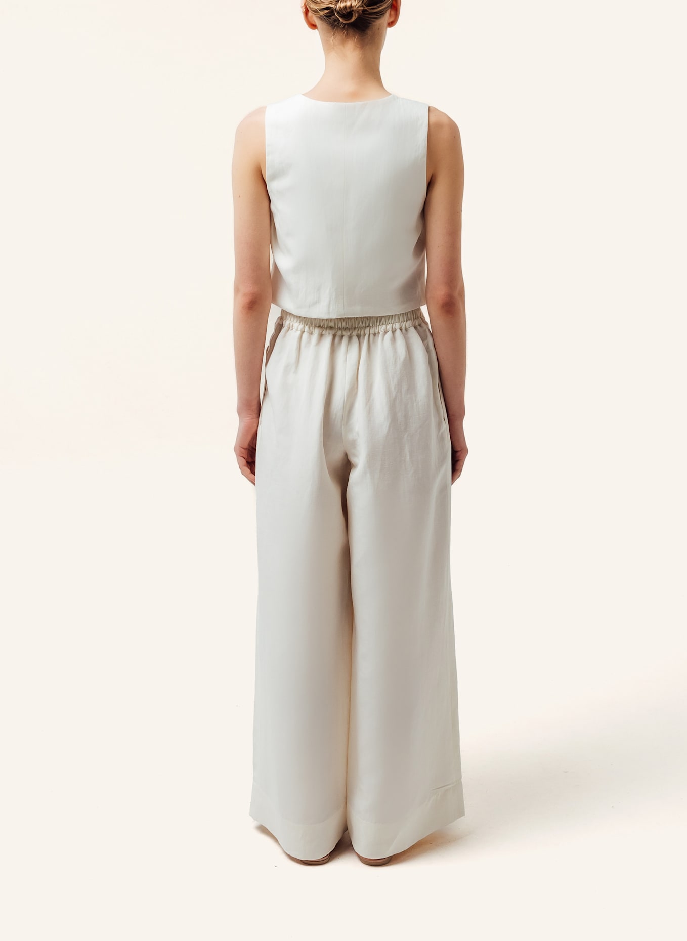 Helene Galwas Weite Hose KIMBERLY: WEISS